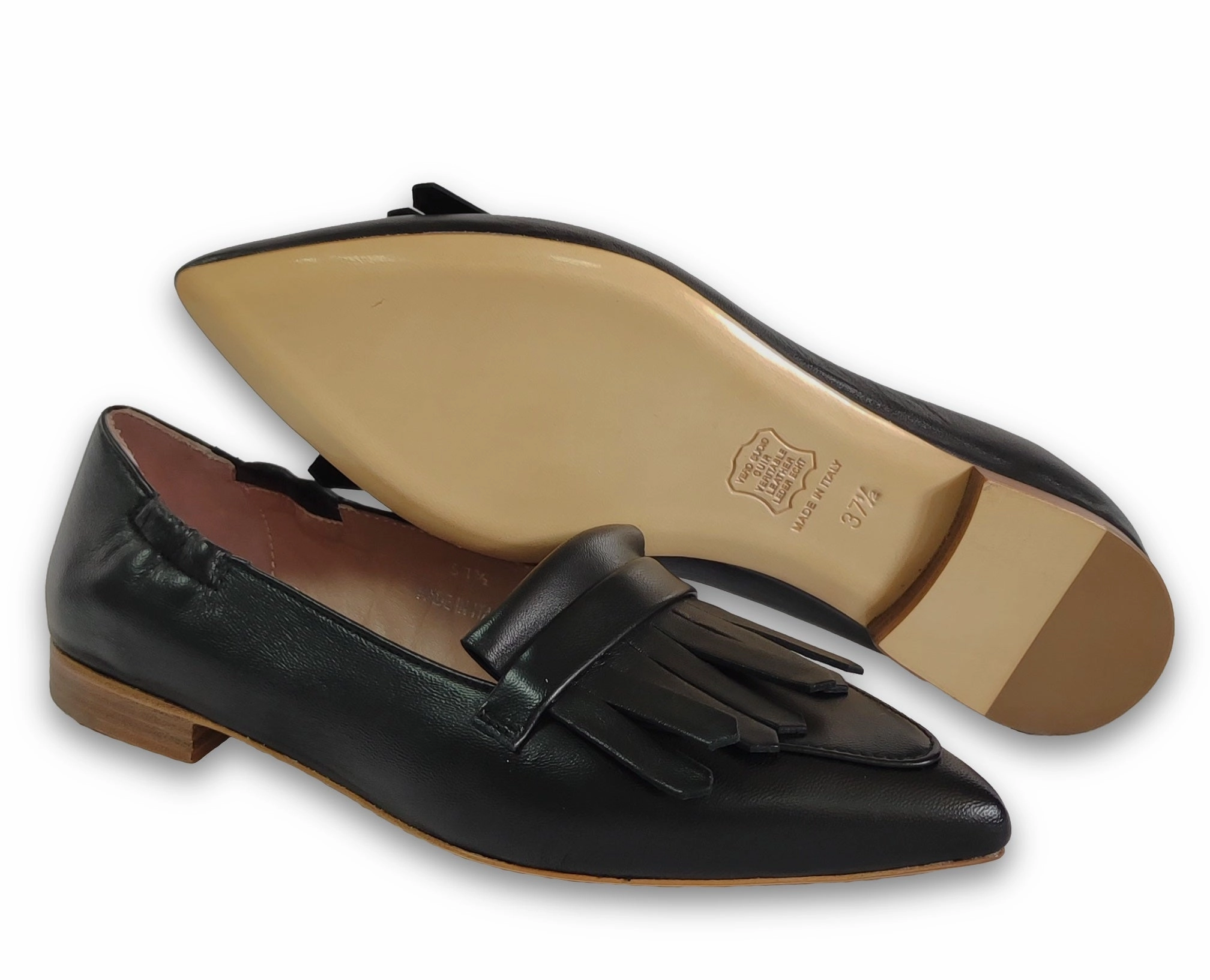 Summer Walk Suede Loafers Ballerina Alice Black