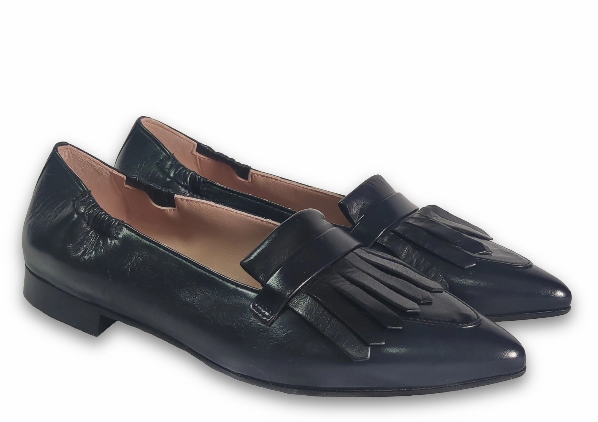 Ballerina Alice Nappa Navy Via Vai Loafers