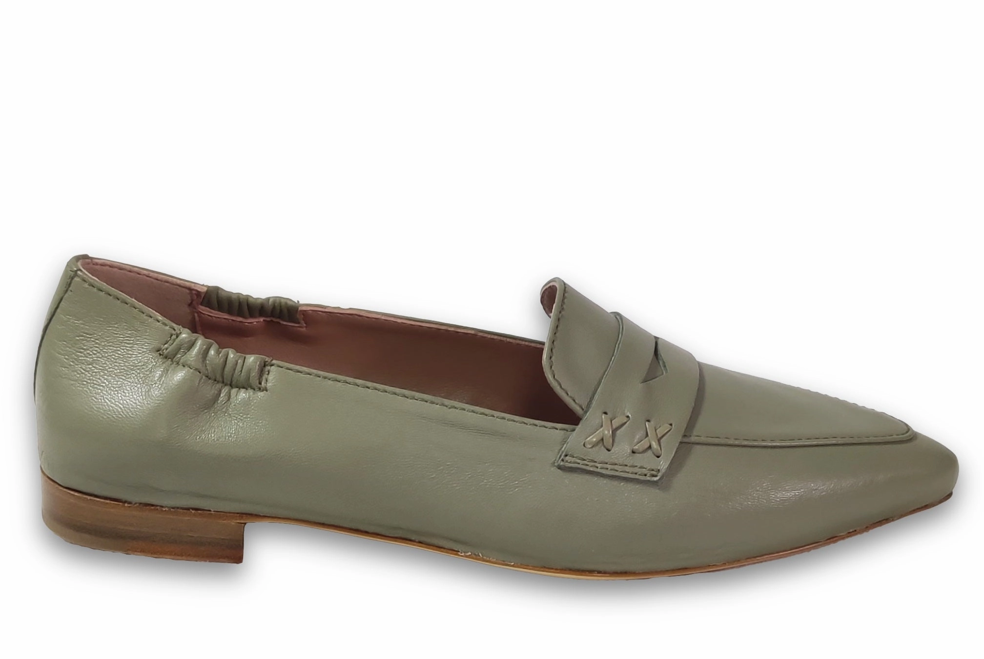 Ballerina Dora Salvia Best Leather Loafers