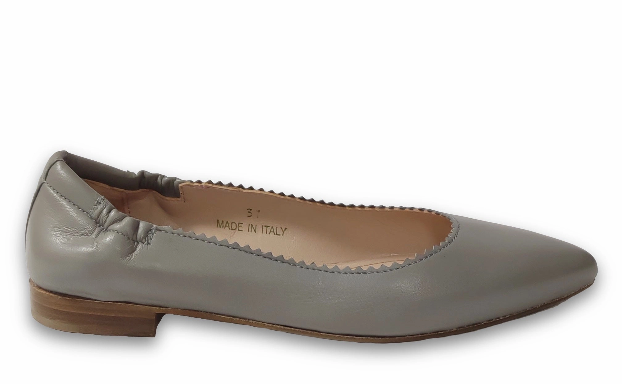 Ballerina Elsa Grigio Flat Loafers