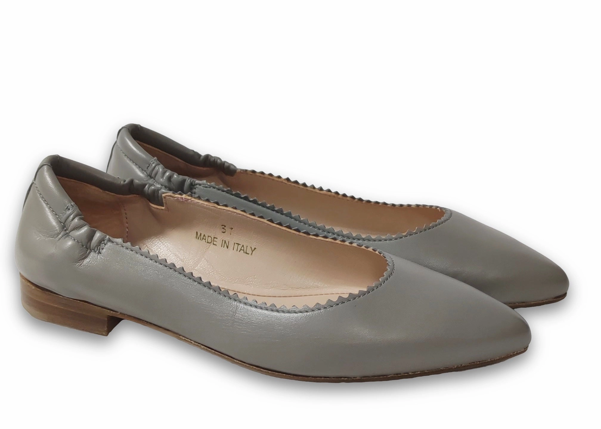 Elevator Loafers Ballerina Elsa Grigio
