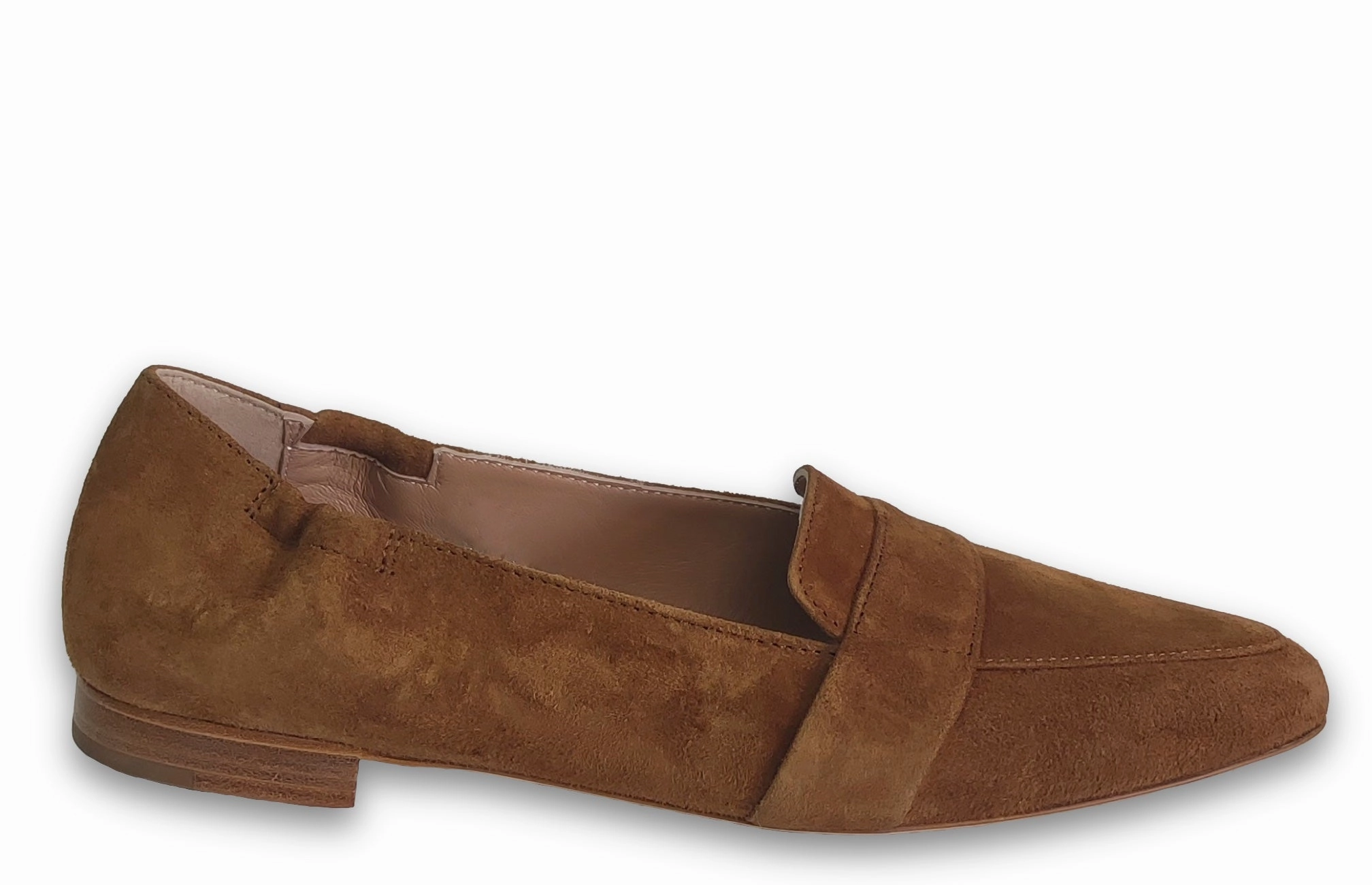 Loafers Good For Walking Ballerina Suede Tabacco
