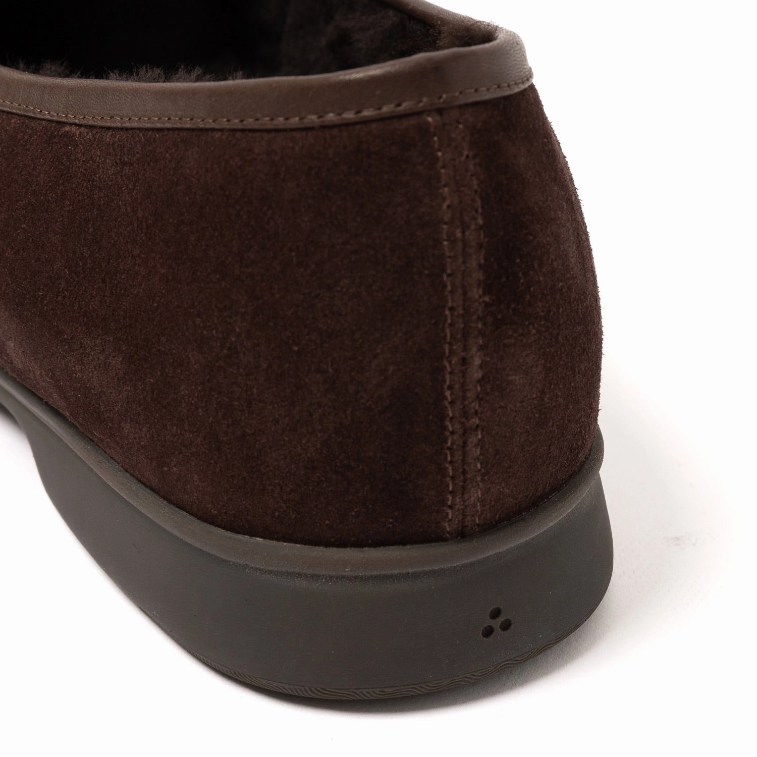 Baudoin & Lange x MJ: Stride-Loafer "Shearling" aus Kalbsvelours - Handmade New Republic Loafers