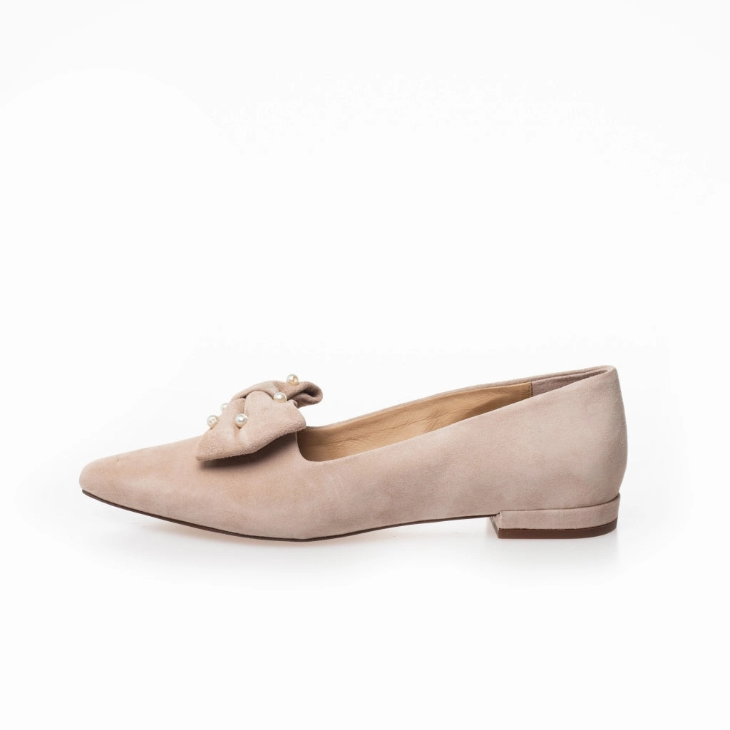 BE GOOD PEARLS - BEIGE Ras Loafers