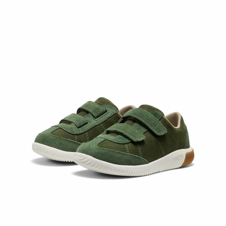 Berlin Sneaker Laden Little Kids' KNX T-Toe Sneaker  |  Bronze Green/Star White