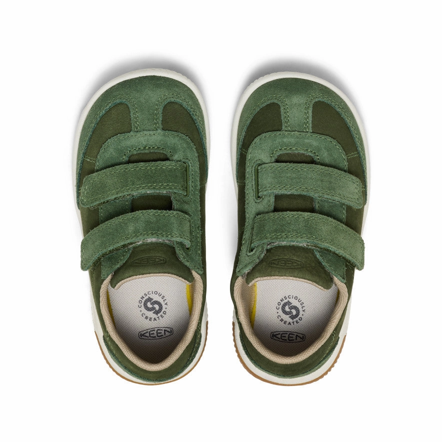 Little Kids' KNX T-Toe Sneaker  |  Bronze Green/Star White Sneaker Zu Kleid