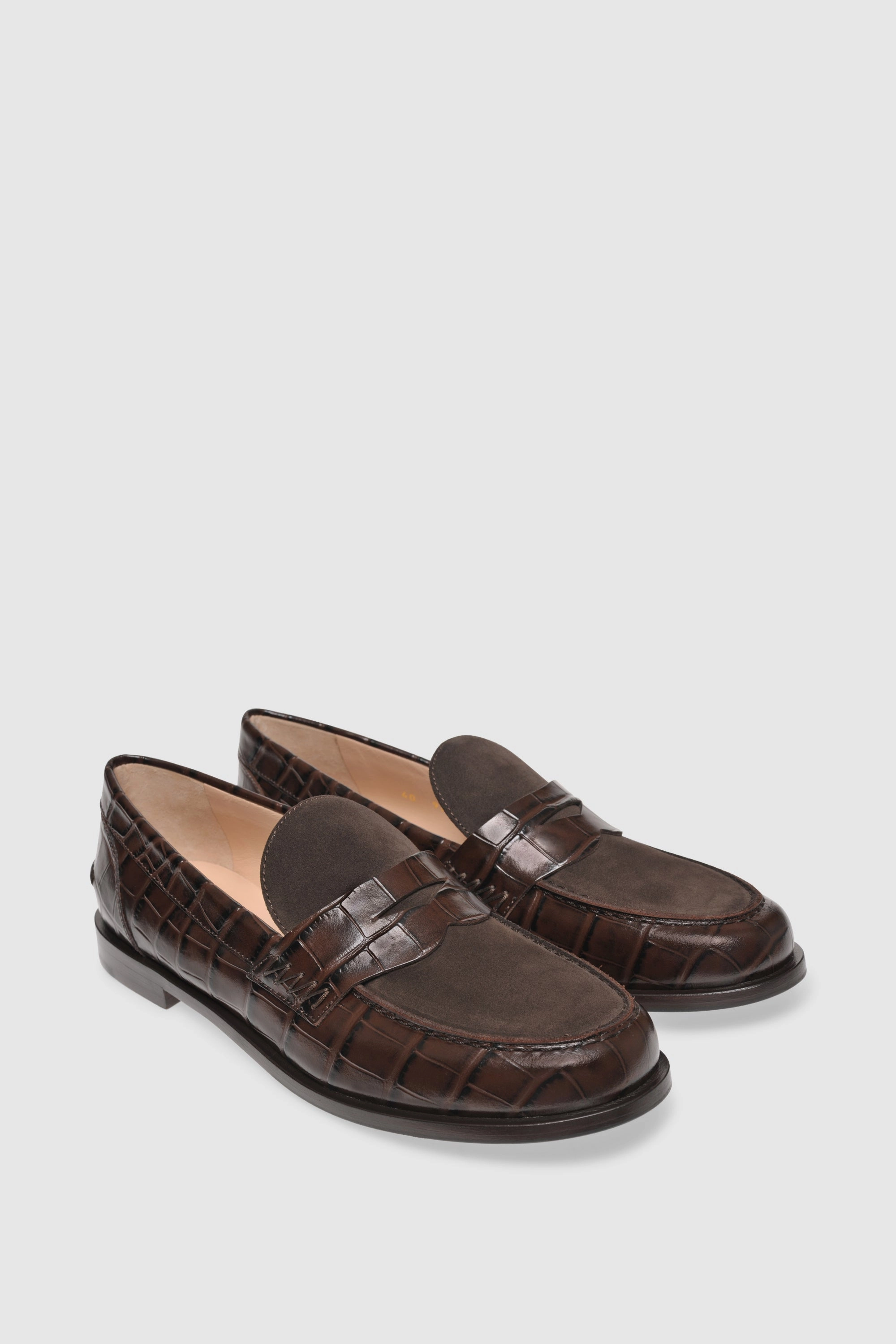 Loafer 9250 Cocco Stampato Velour Chocolate Sperry Loafers