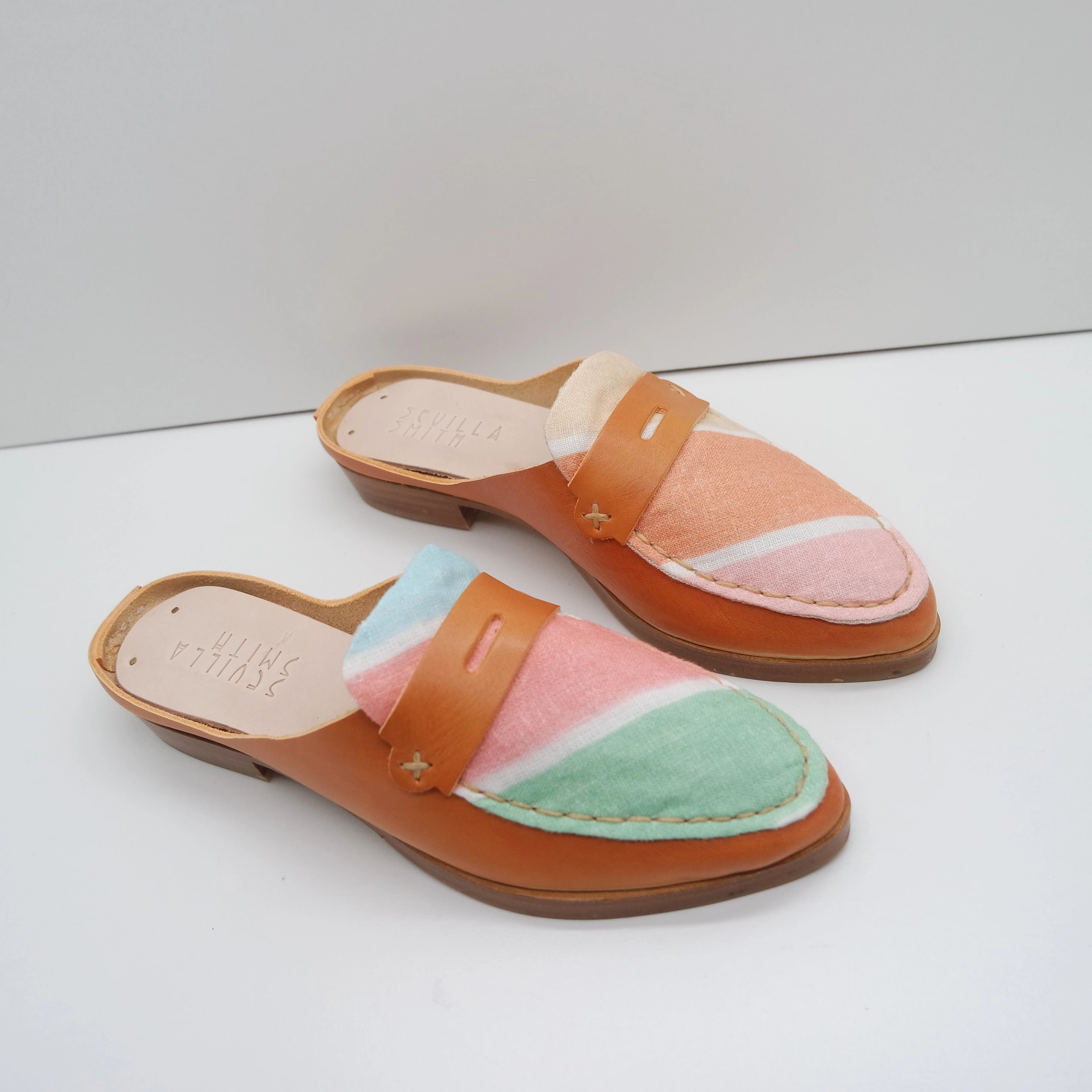 READY MADE. SIZE 36. THE MIA. TOAST. 2CM HEEL. SLOW GOODS STUDIO LAKE 2 Boss Rebby Loafers
