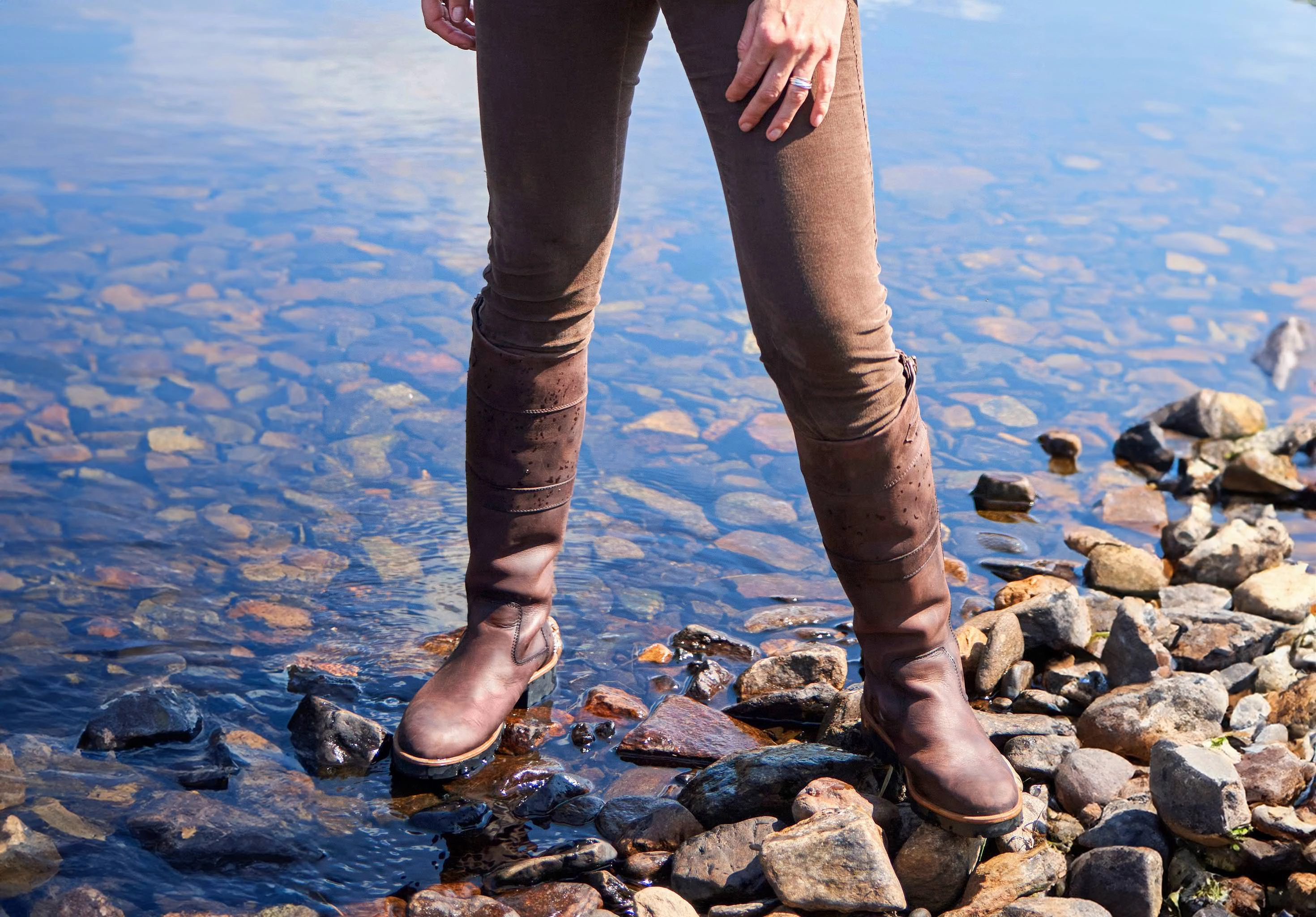 Orthopädische Schuhe Stiefel Roundstone Outdoor-Stiefel - Old Rum