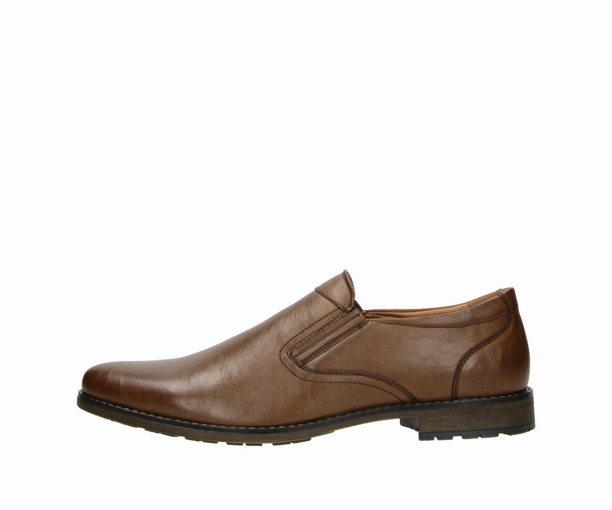 Ben Cognac PU- Herrenschuh bergre Pantoffeln Monster