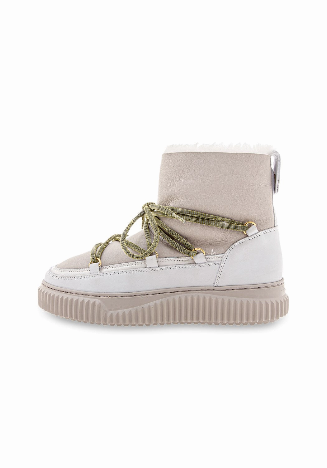 Dkode Stiefel Cortina Nubuck /Mont.Nappato white