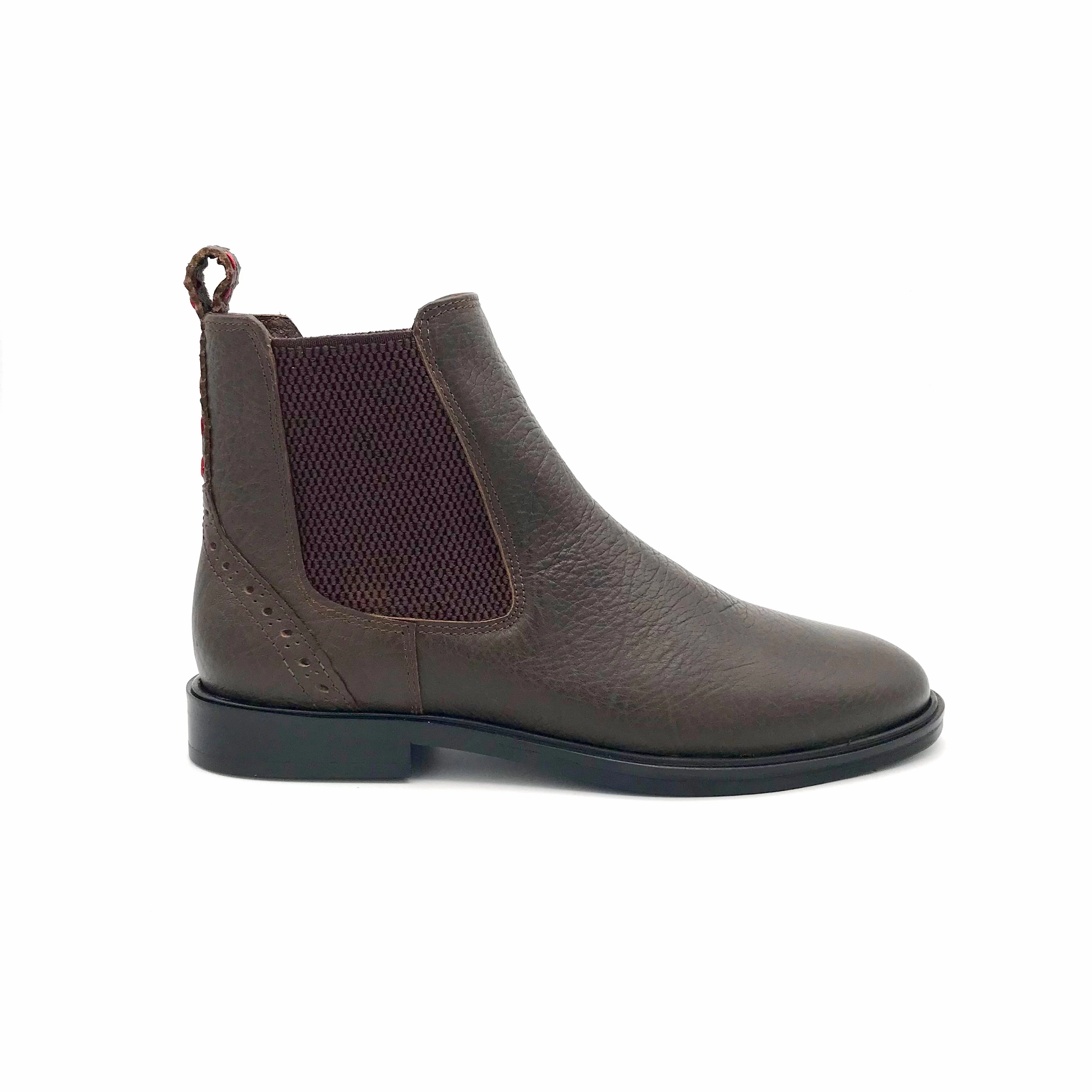 Chelsea Ankle Boots Heel The Schuh Effekt Boots Stiefeletten Chealsea Schoko
