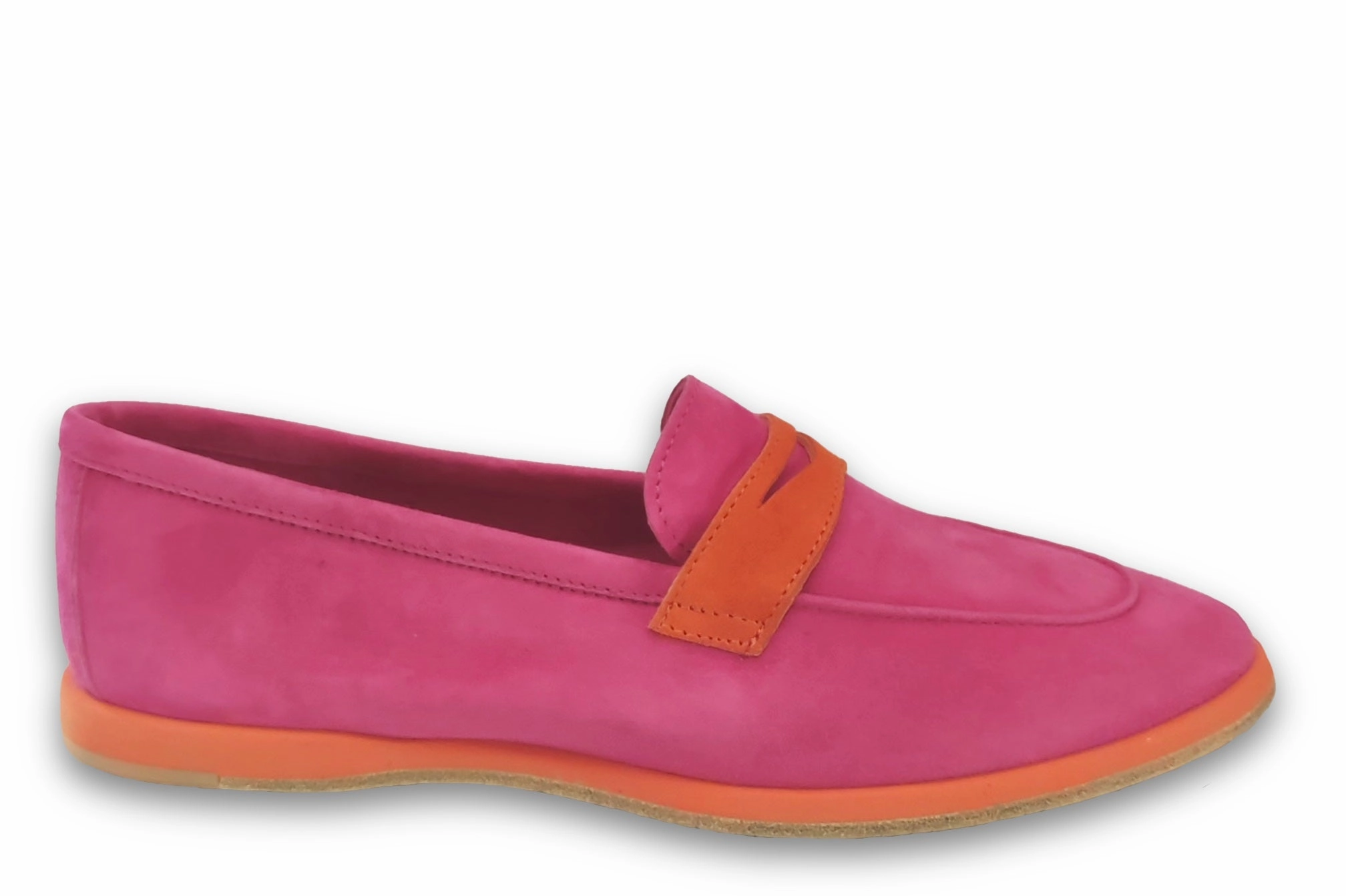 Pocket Primula Fucsia&Arancio Le Fleur Loafers
