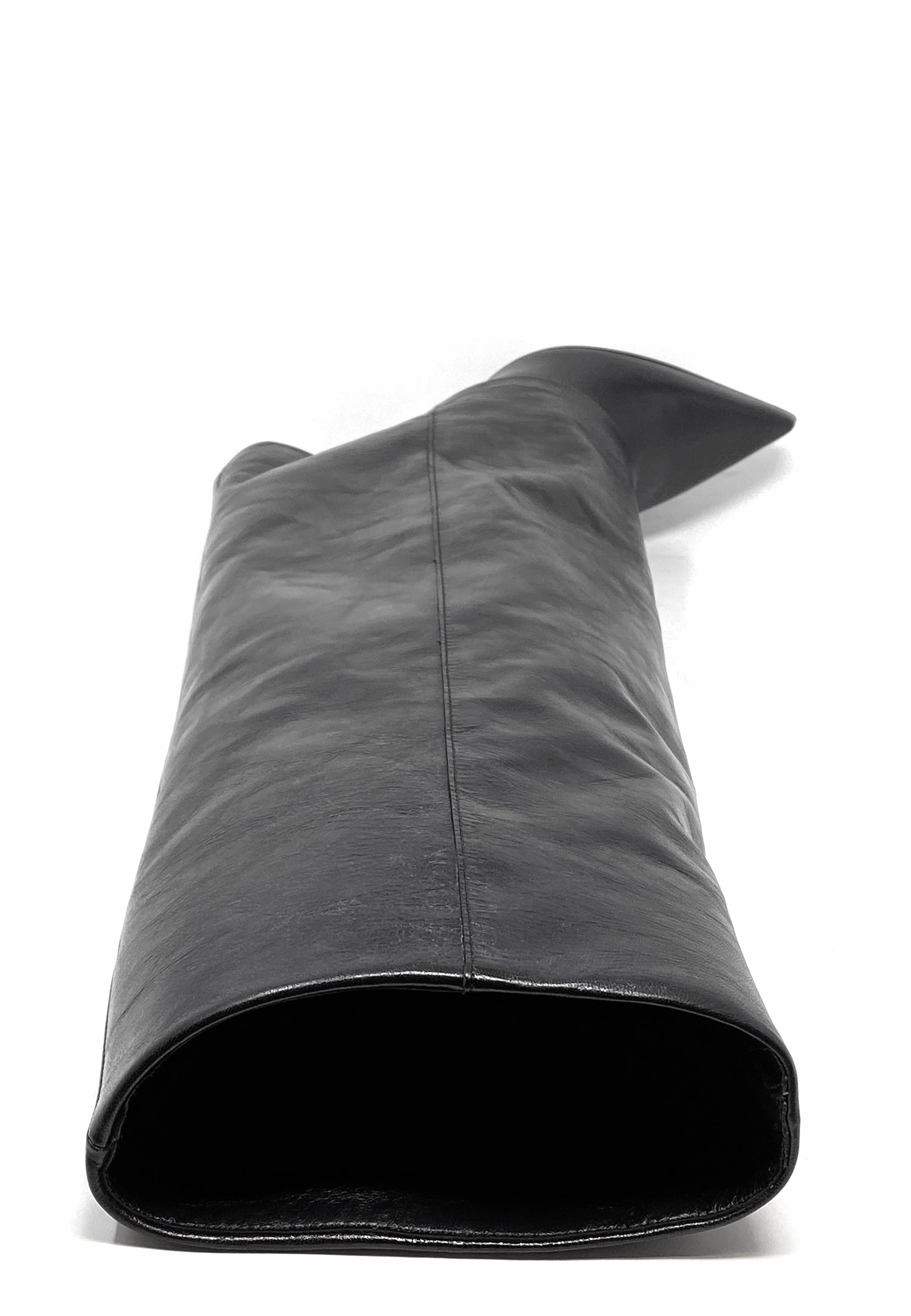 Frazier Highheel Ghost Boot | Black Chelsea Motorcycle Boots