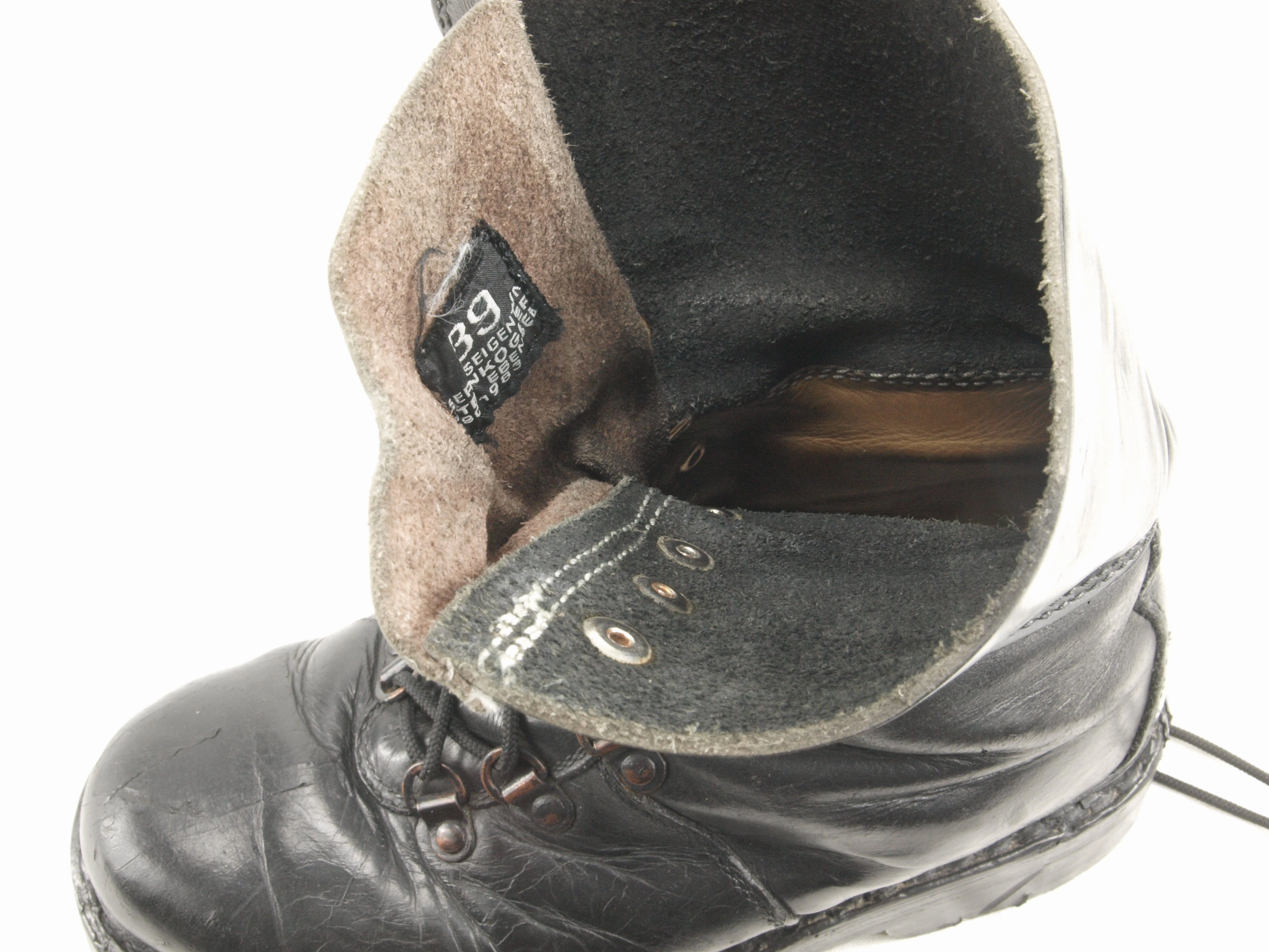 Goldene Stiefel Austrian Army Leather Combat Boots - half-lined - Grade 1