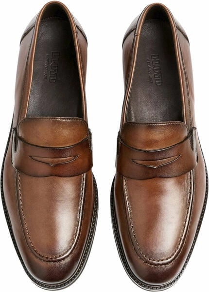 Lloyd Reynold Brown/Noce Leather Running Loafers