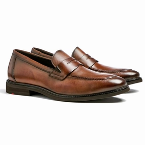 Lloyd Reynold Brown/Noce Leather Loafers Closed
