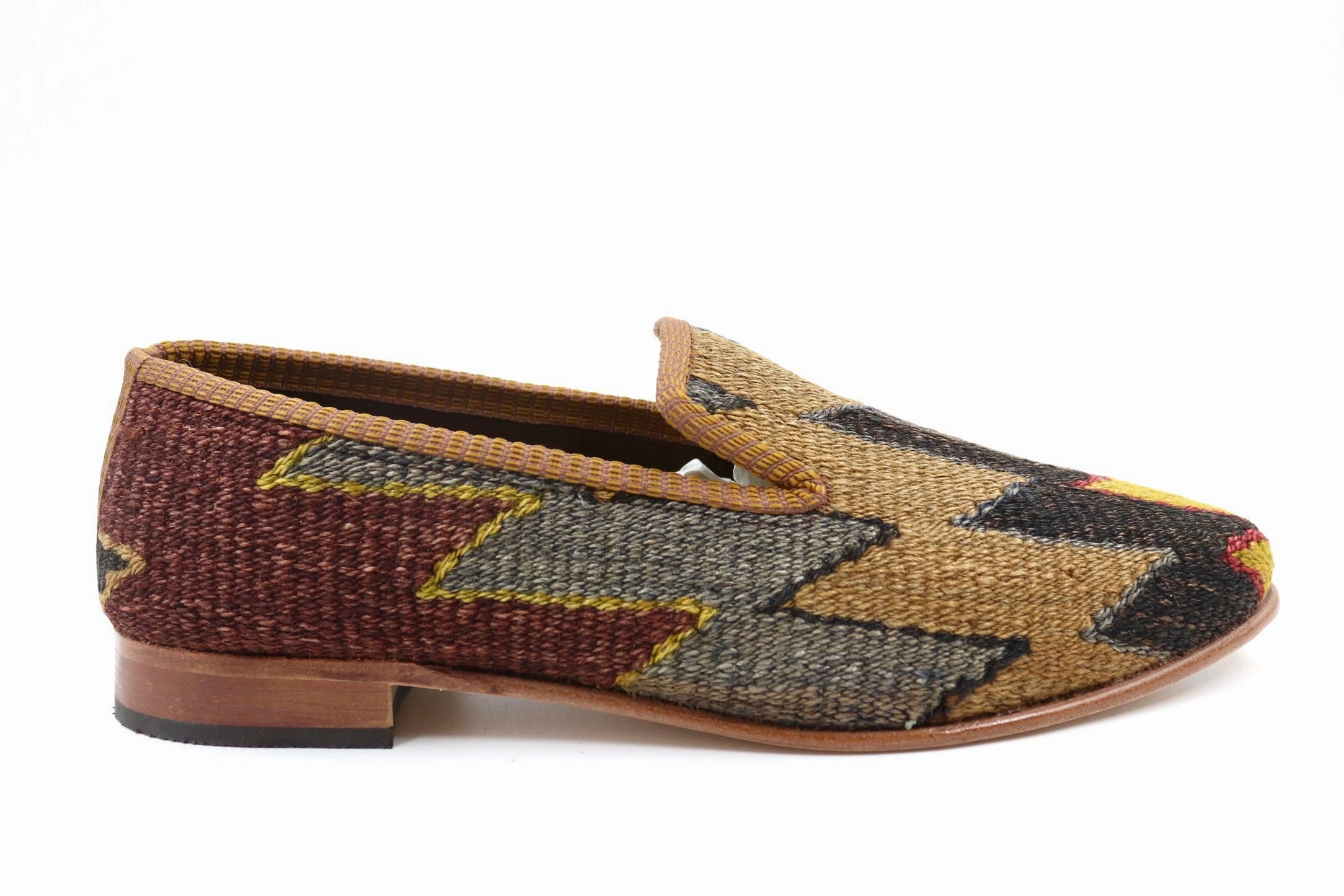 Lyndon Gre 43 Red Velvet Loafers