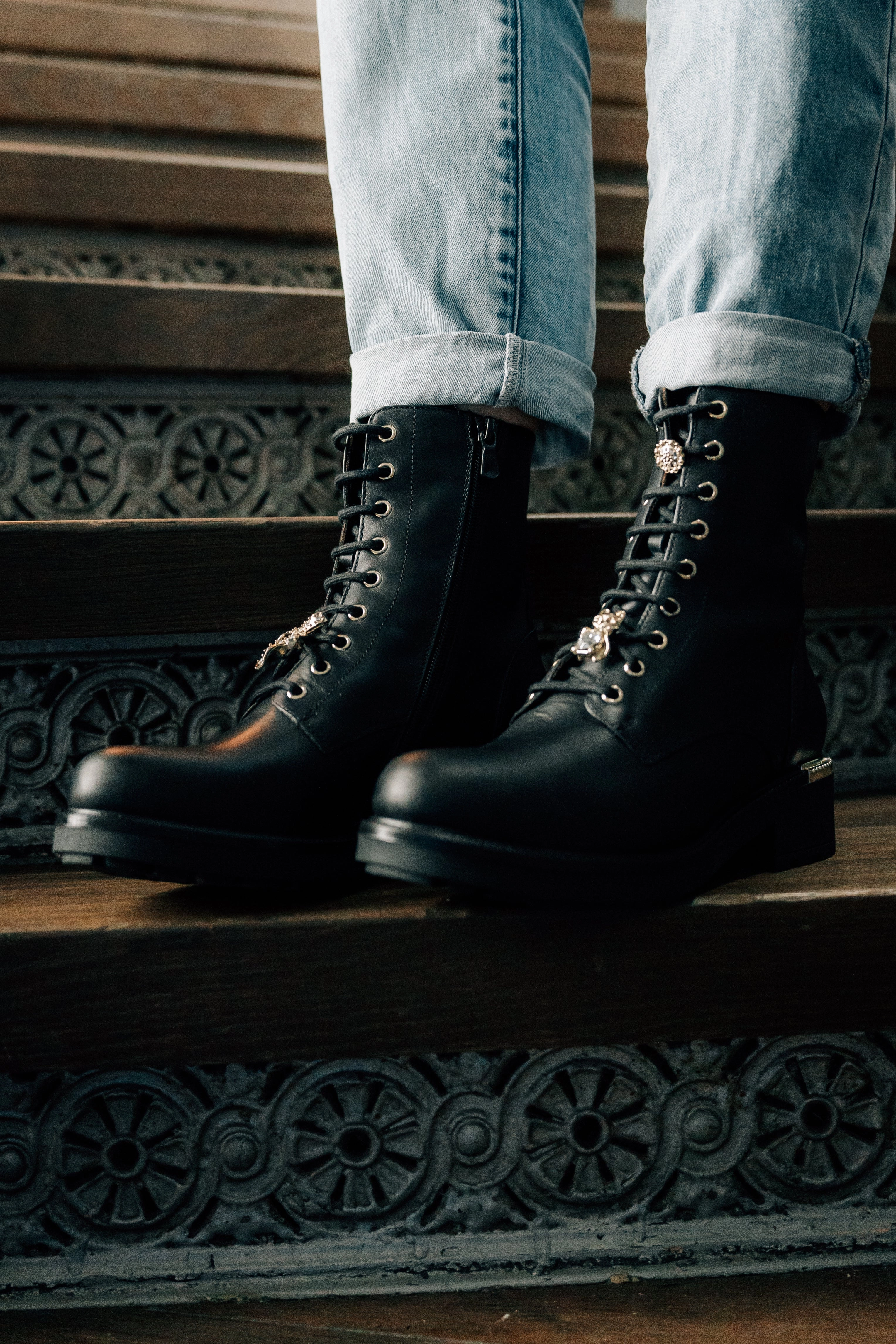 Guanto Nero Tr Manila 7620 Nero  nero dunkel Carmen Geiss Stiefel