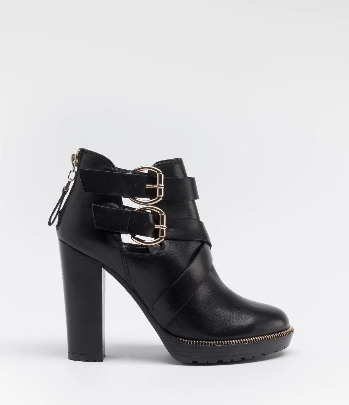 Suche Stiefeletten Biker Boot Stiefelette Ella schwarz