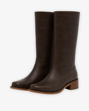 Remonte Stiefel 44 Blockabsatz kniehohe Stiefel mit rundem Zehenbereich