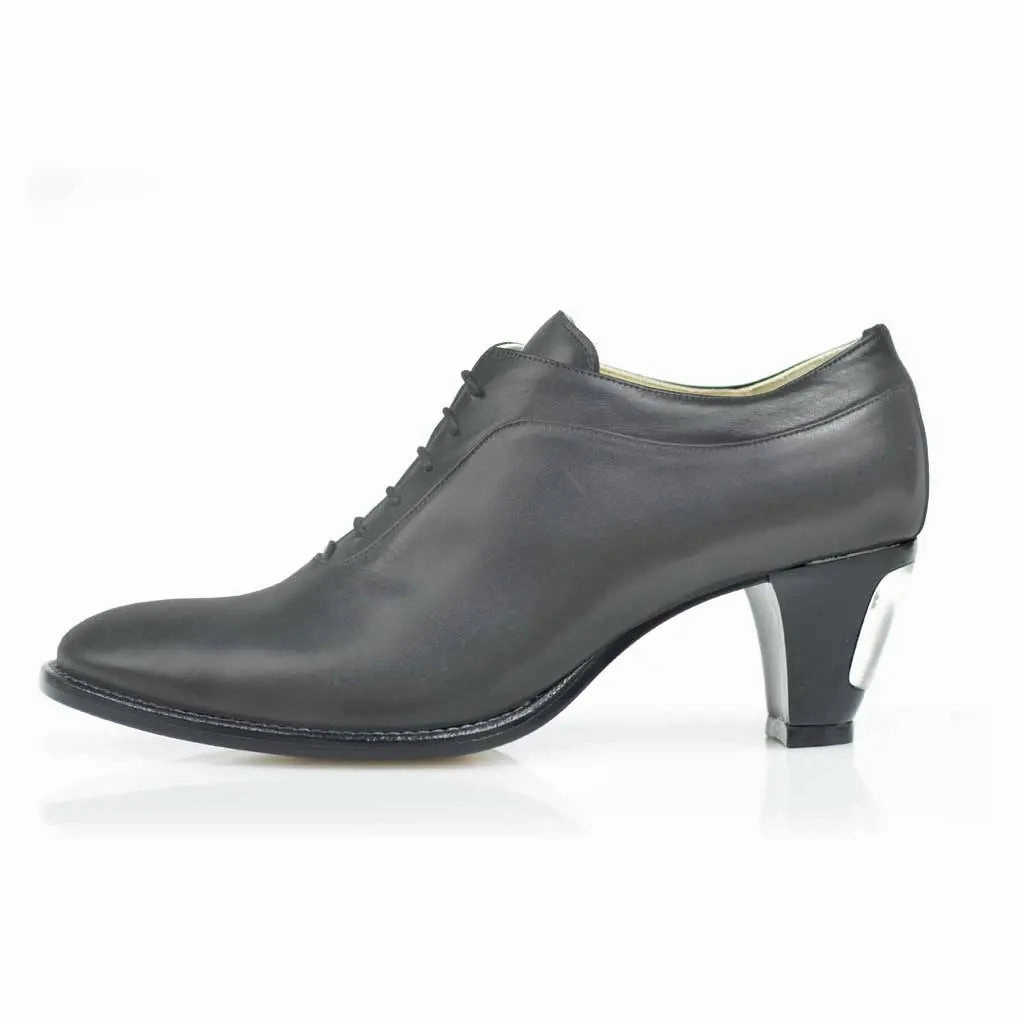 Brian Steel Grey 6 Inch Heels No Platform