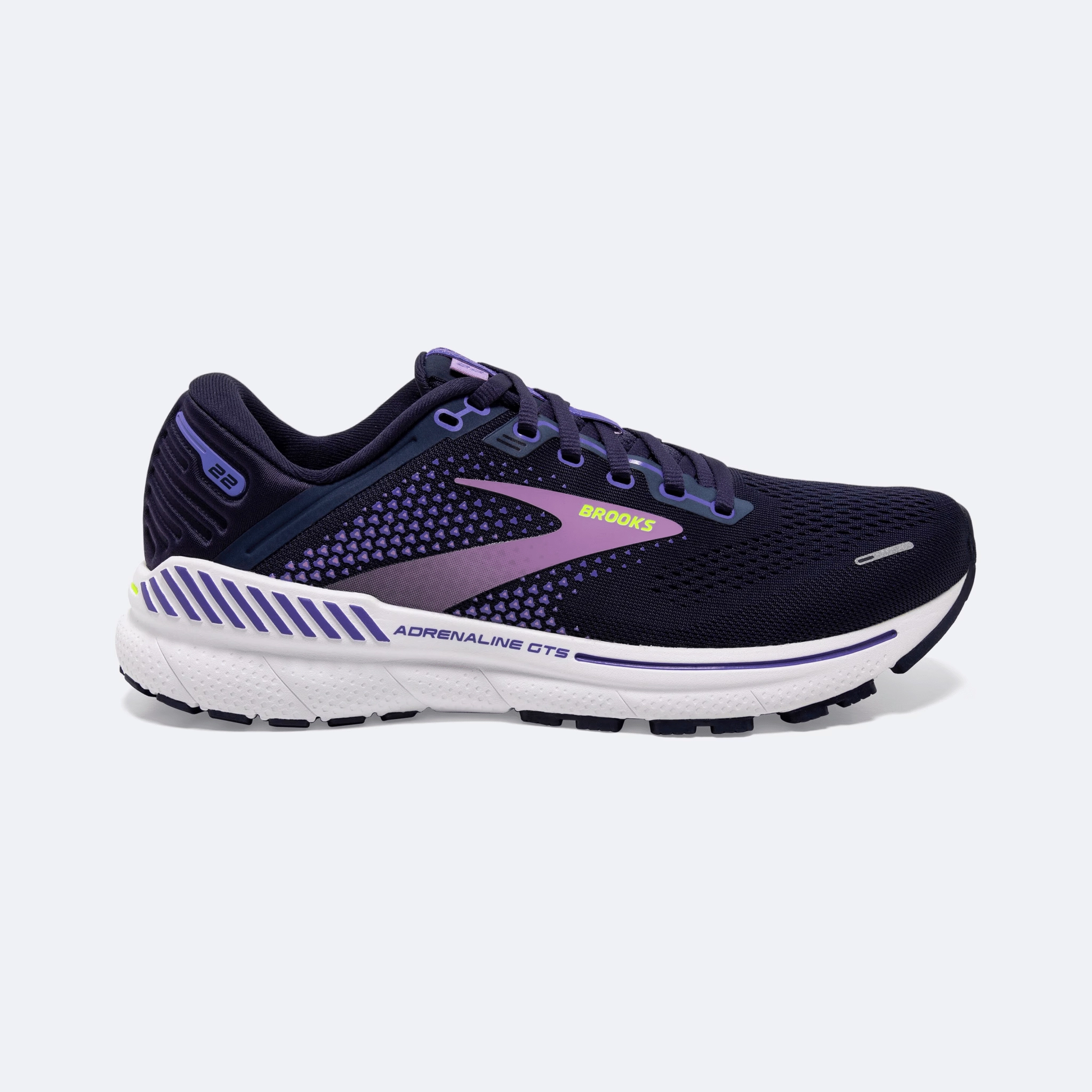 BROOKS Adrenaline GTS 22 Peacoat/Blue Iris/Rhapsody Laufschuhe Messen