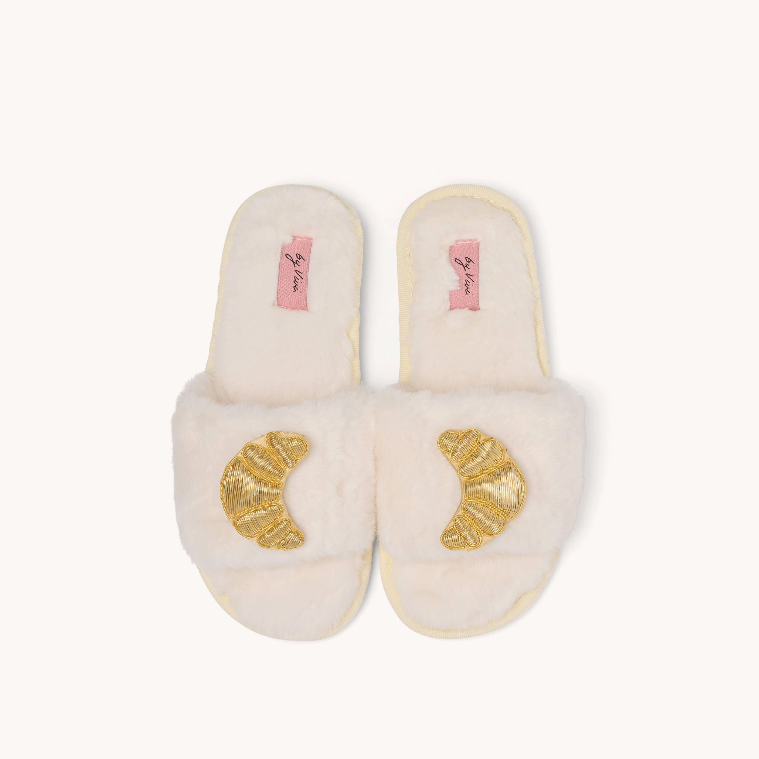 Brosche Croissant Ganter Pantoffeln