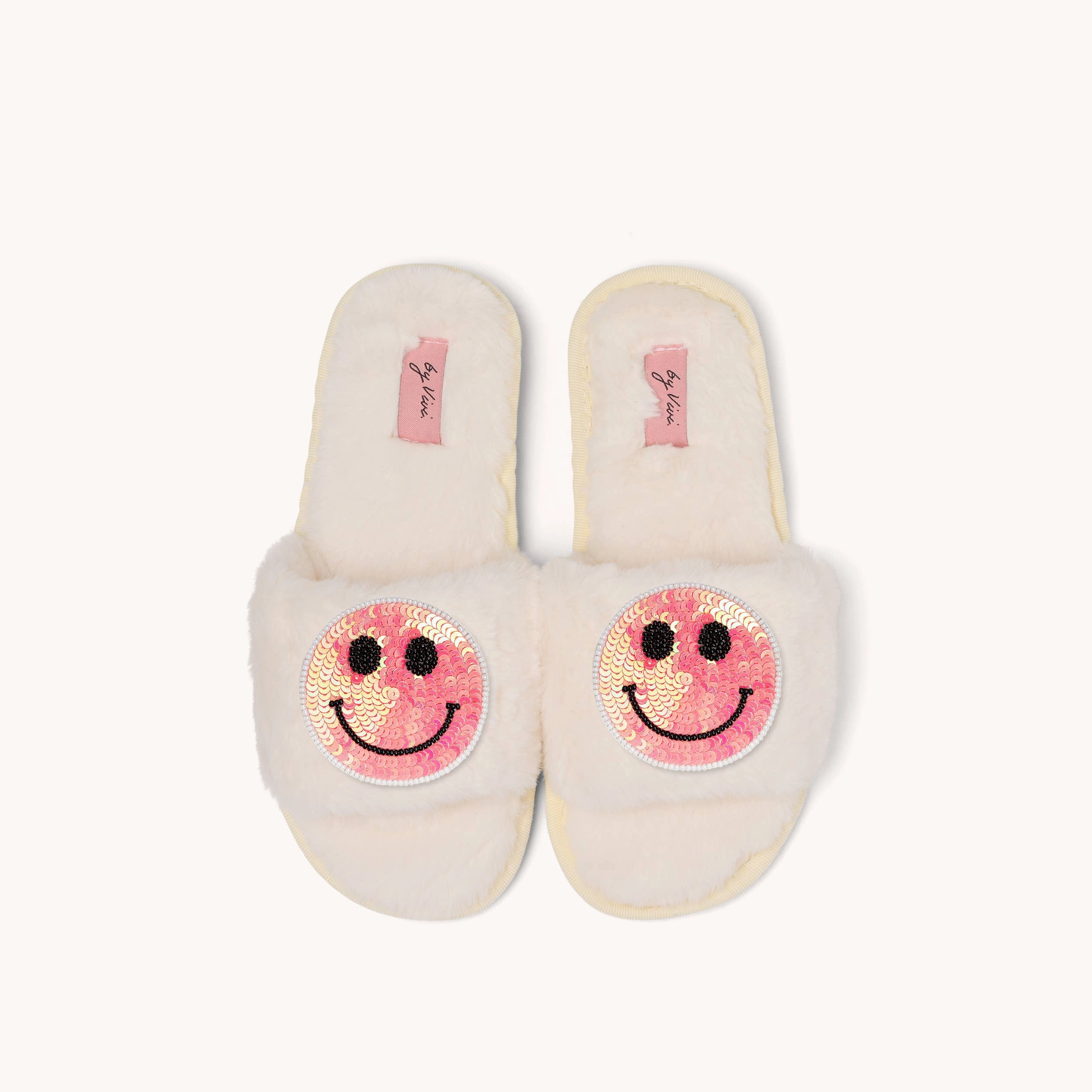 Thai Land Pantoffeln Brosche: Smiley Pink
