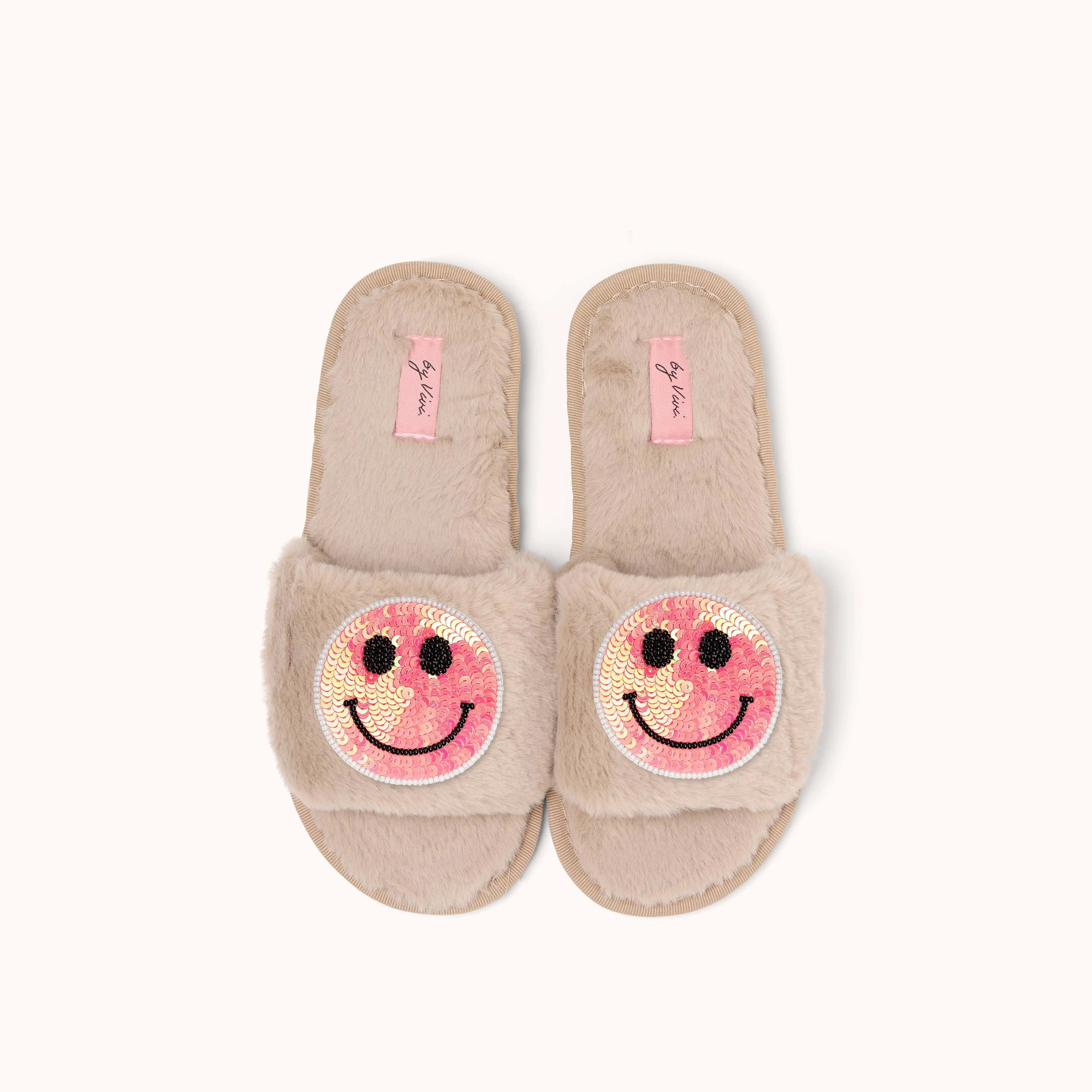 Pantoffeln Häkeln Und Filzen Brosche: Smiley Pink