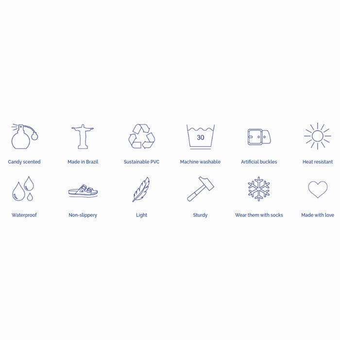 Zehenschlaufe Sandalen CACATOS Sandals Rio de Janeiro blue Jeans Men