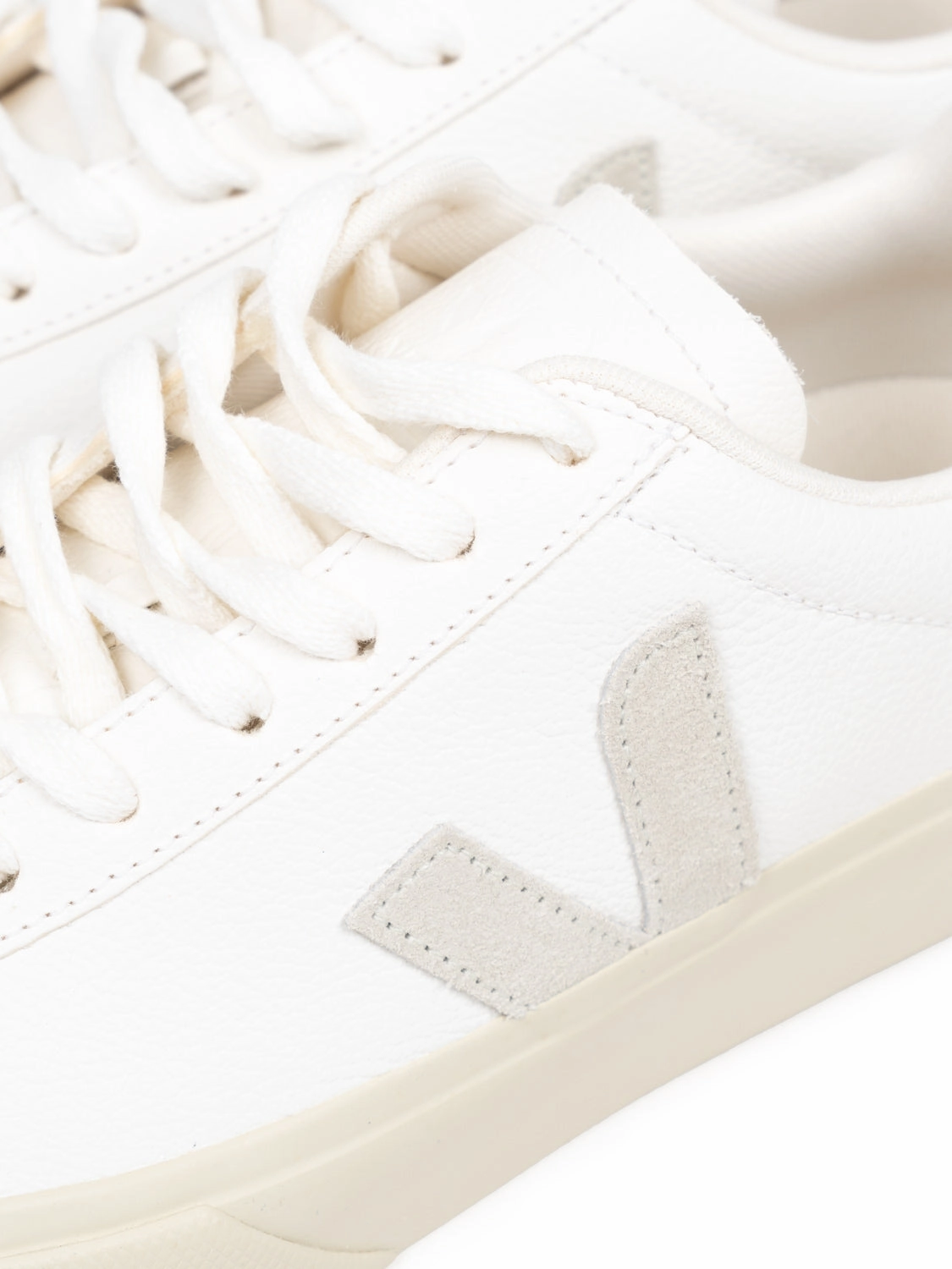Campo Sneaker aus Leder - Extra White/Natural Fake Sneaker