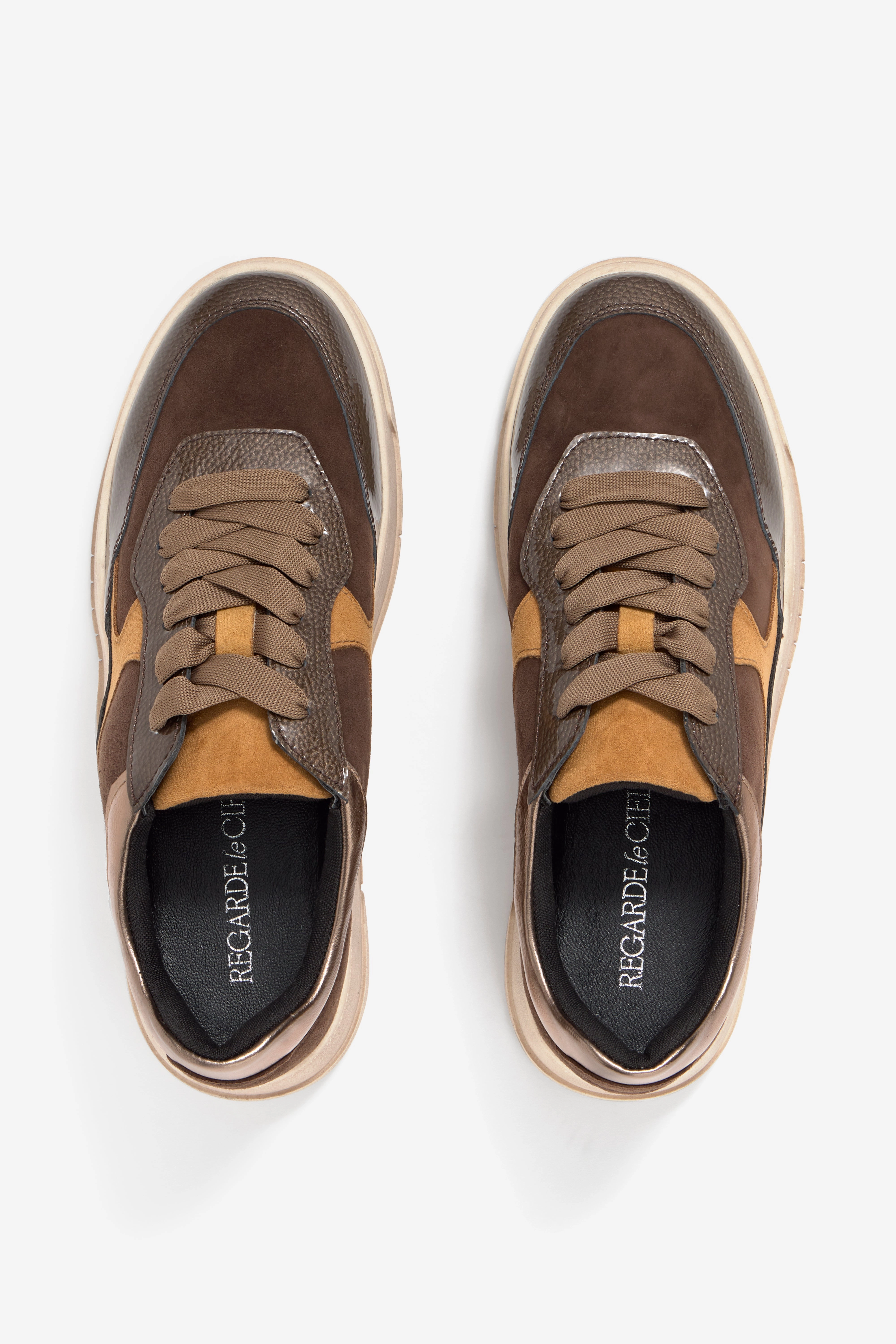 Caris-03 Fango Chocolate Bmw Sneaker