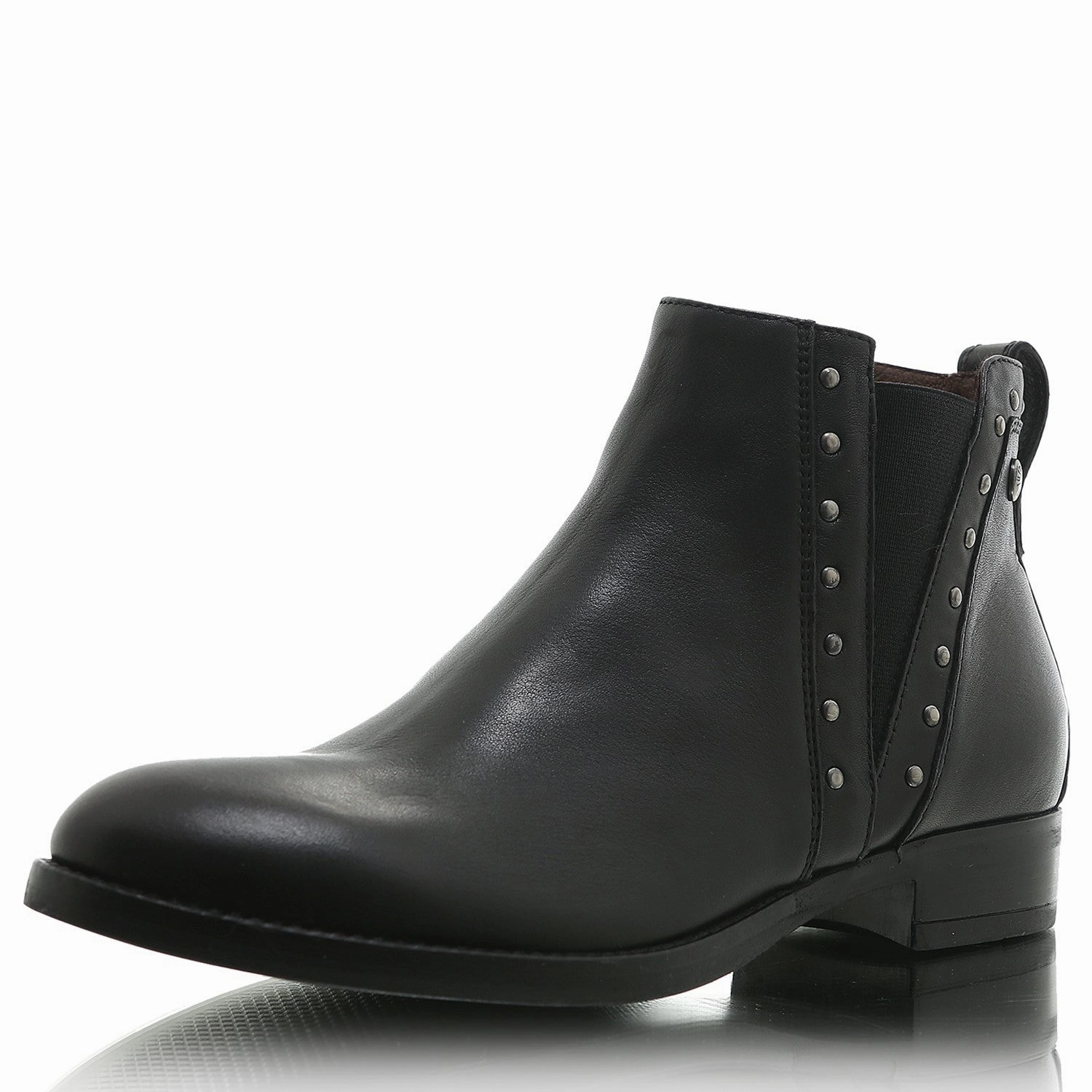I013100D Sagar Deco TR Stoccolma nero Suede Vs Leather Chelsea Boots