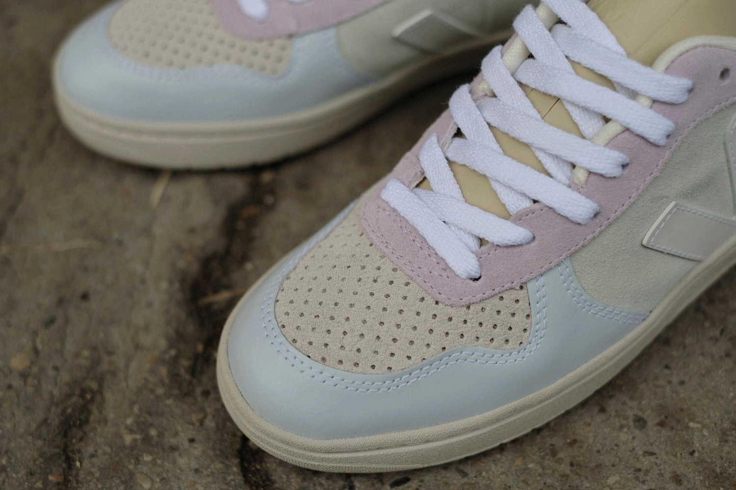 Oog Sneaker Veja V-10 Suede Damen Schuhe