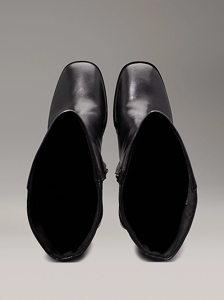 CK WIDE BOOT BLACK LEATHER Einziehsocken Für Stiefel