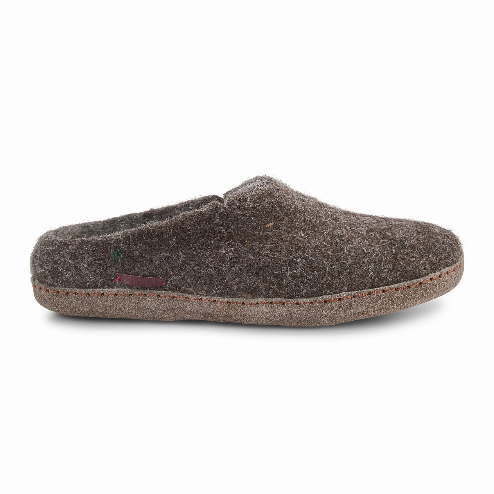 Winnie Pooh Pantoffeln Classic Slipper - Filzpantoffel mit Ledersohle, braun