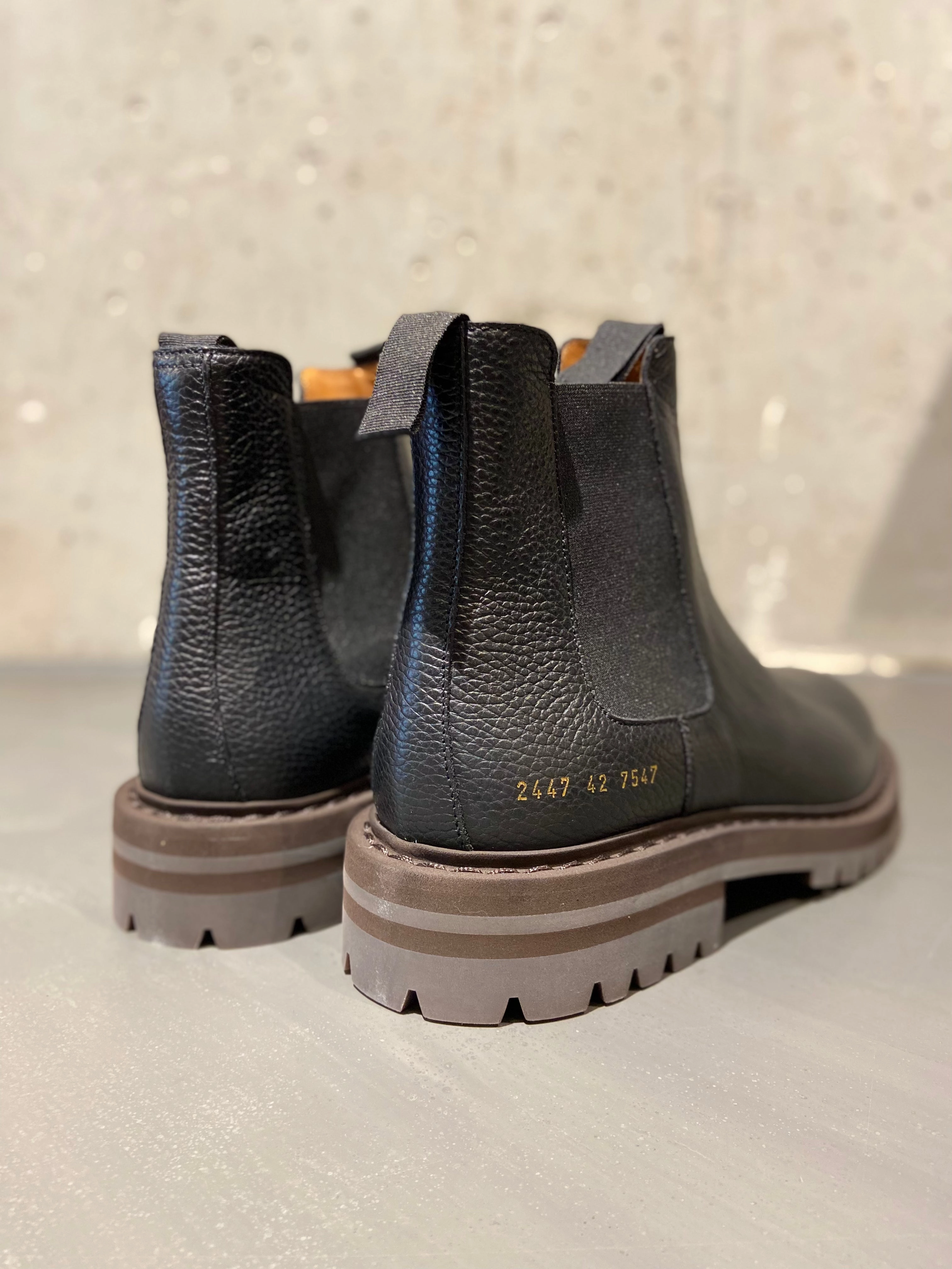 COMMON PROJECTS 2447 CHELSEA WORKBOOT BLACK Chelsea Boots For Office