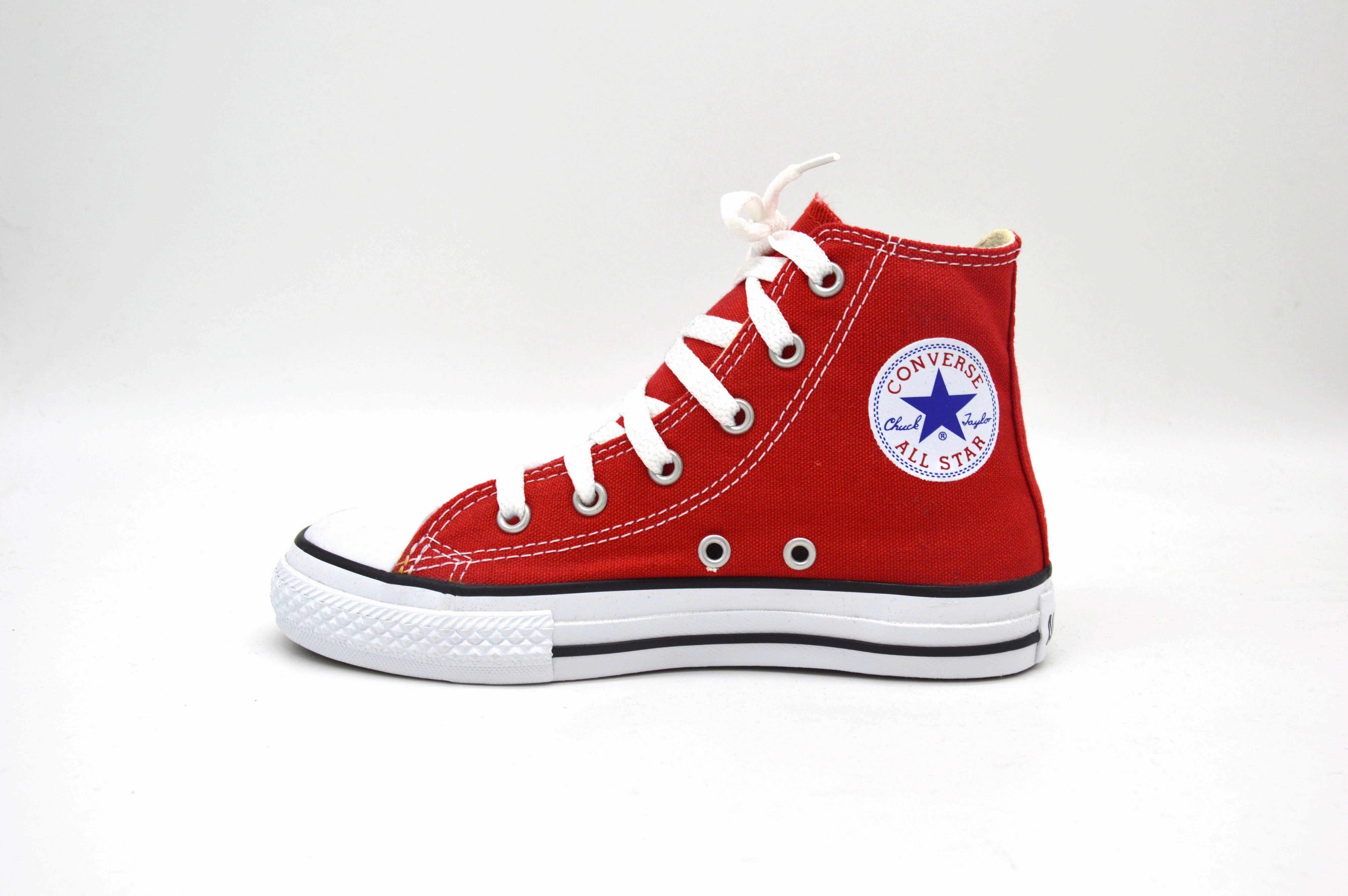 Converse All Star HI Schuhe Sneaker Chucks Taylor Red Rot Kinderschuhe Sneaker Vision