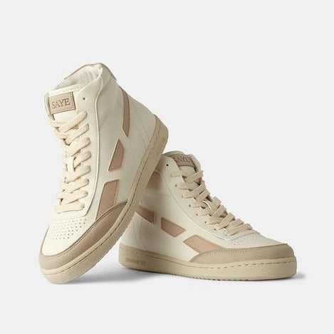 Sneaker Weiss Grau Vegan HI Sneaker Modelo `89 div. Farben | SAYE