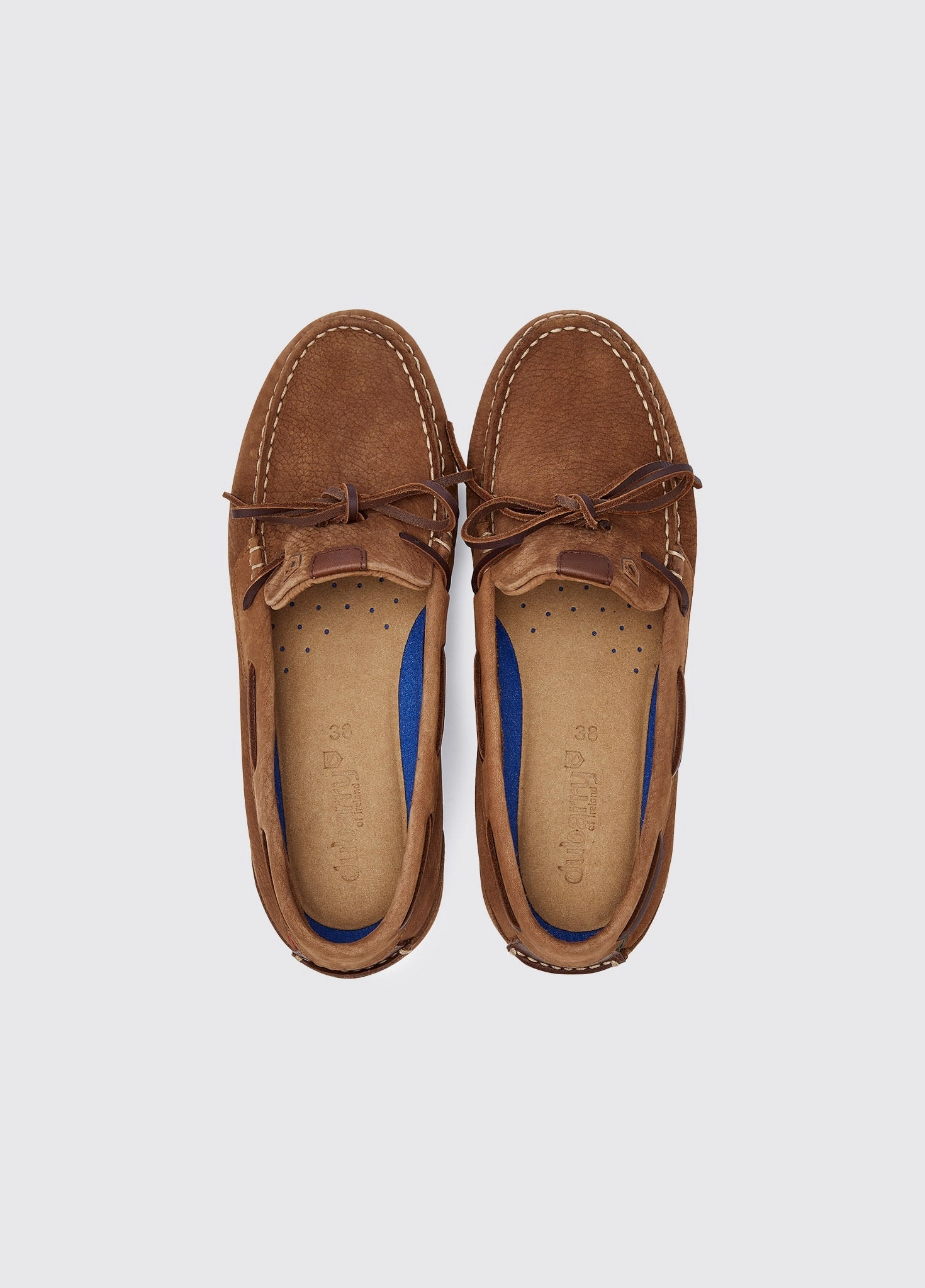 Coral Damen dubarrylite Bootsschuh - Chestnut Amazpn Lederschuhe