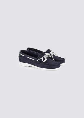 Coral Damen dubarrylite Bootsschuh - Navy Test Schuhcreme Lederschuhe