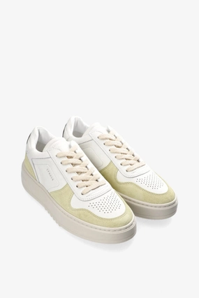 Even And Odd Sneaker CPH75 LEATHER MIX WHITE YELLOW SNEAKER