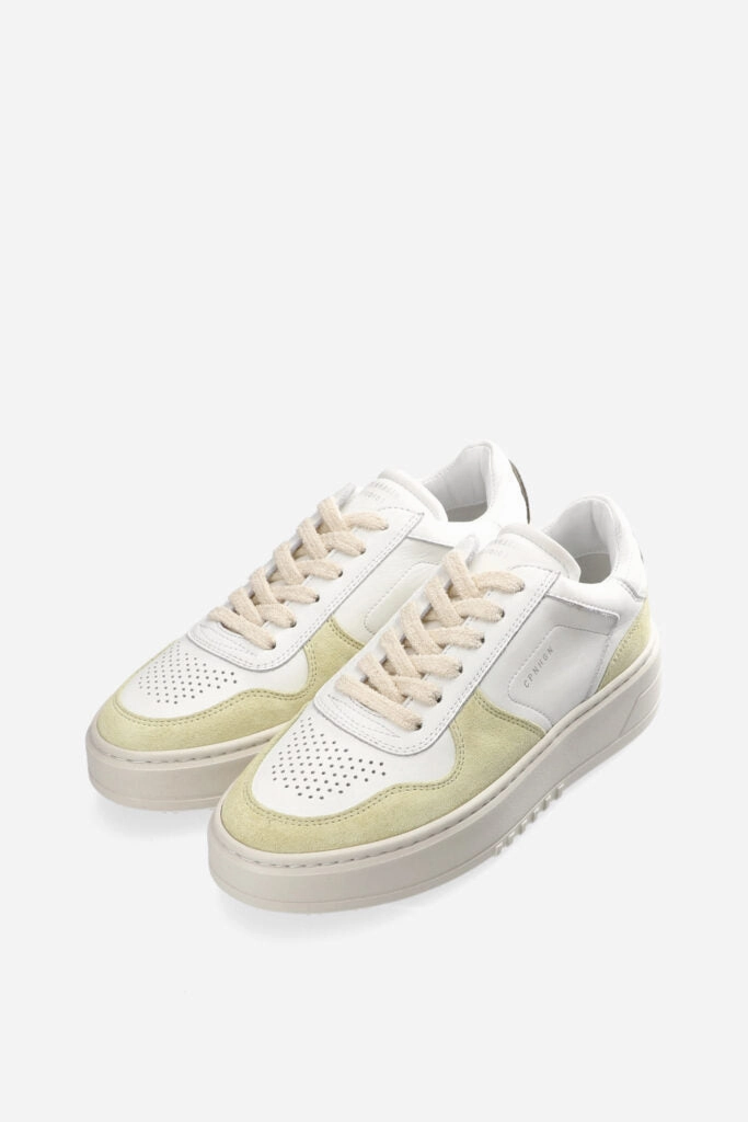 CPH75 LEATHER MIX WHITE YELLOW SNEAKER Maripe Sneaker