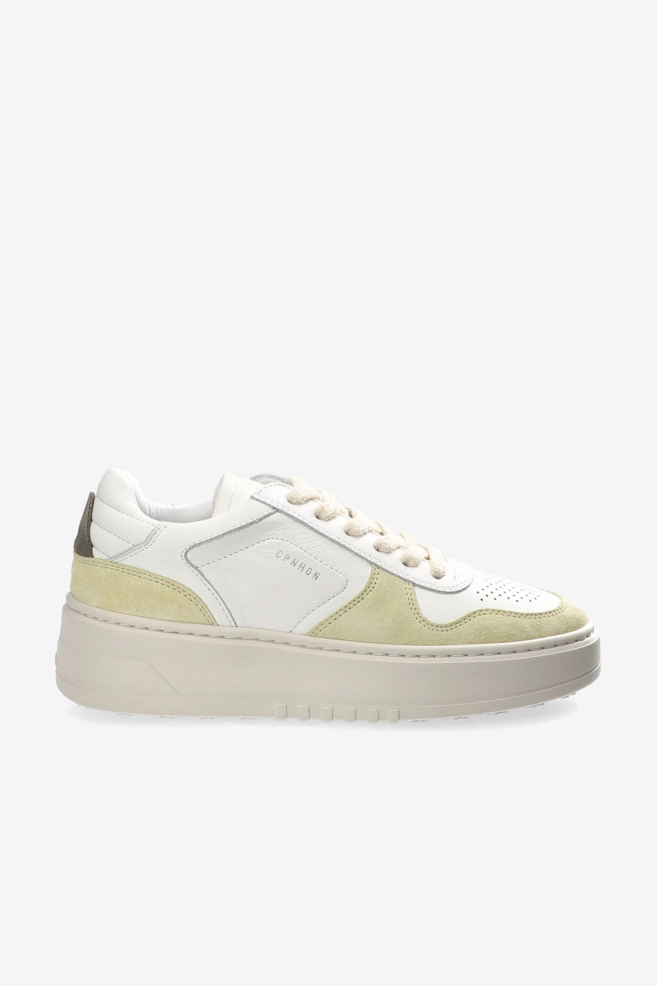 CPH75 LEATHER MIX WHITE YELLOW SNEAKER Sneaker Mid Top