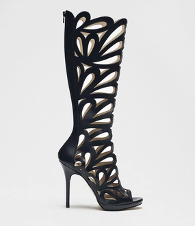 2 In 1 Stiefel Cut Out Stiefel Stefania schwarz