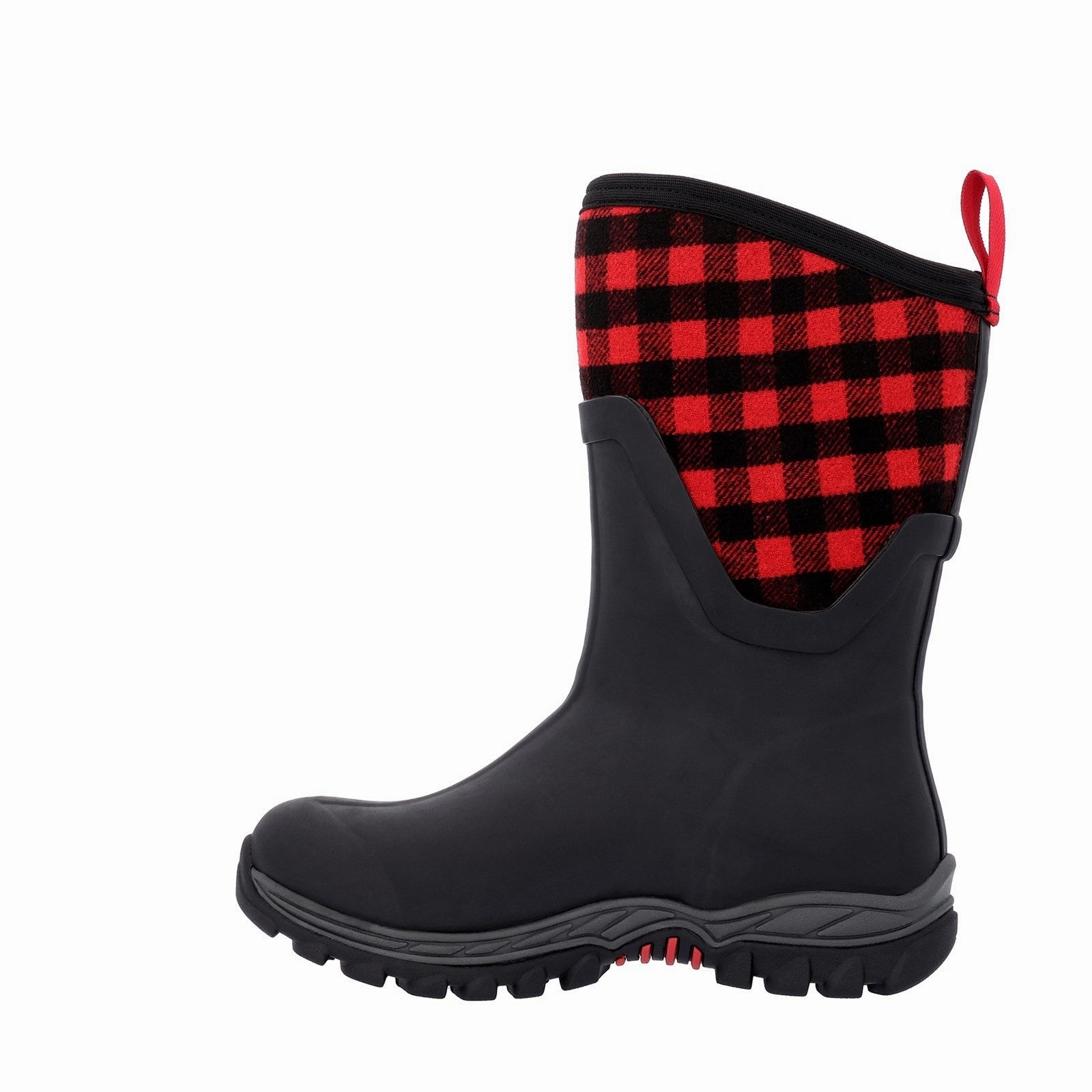 Stiefel Extra Weit Damen Arctic Sport II Kurzstiefel | Black/Buffalo Plaid
