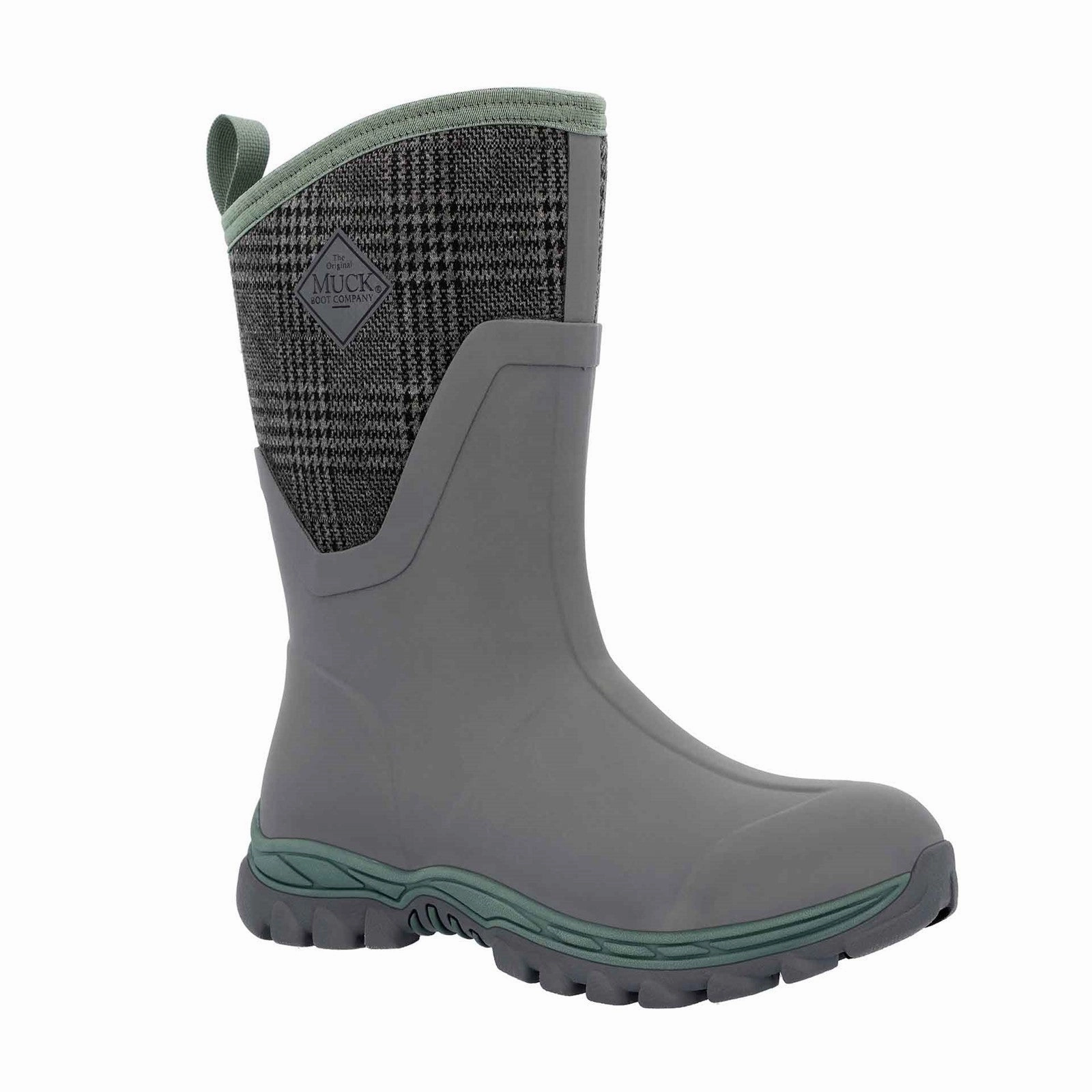 Damen Arctic Sport II Kurzstiefel | Grey/Plaid Stiefel Stiefeletten