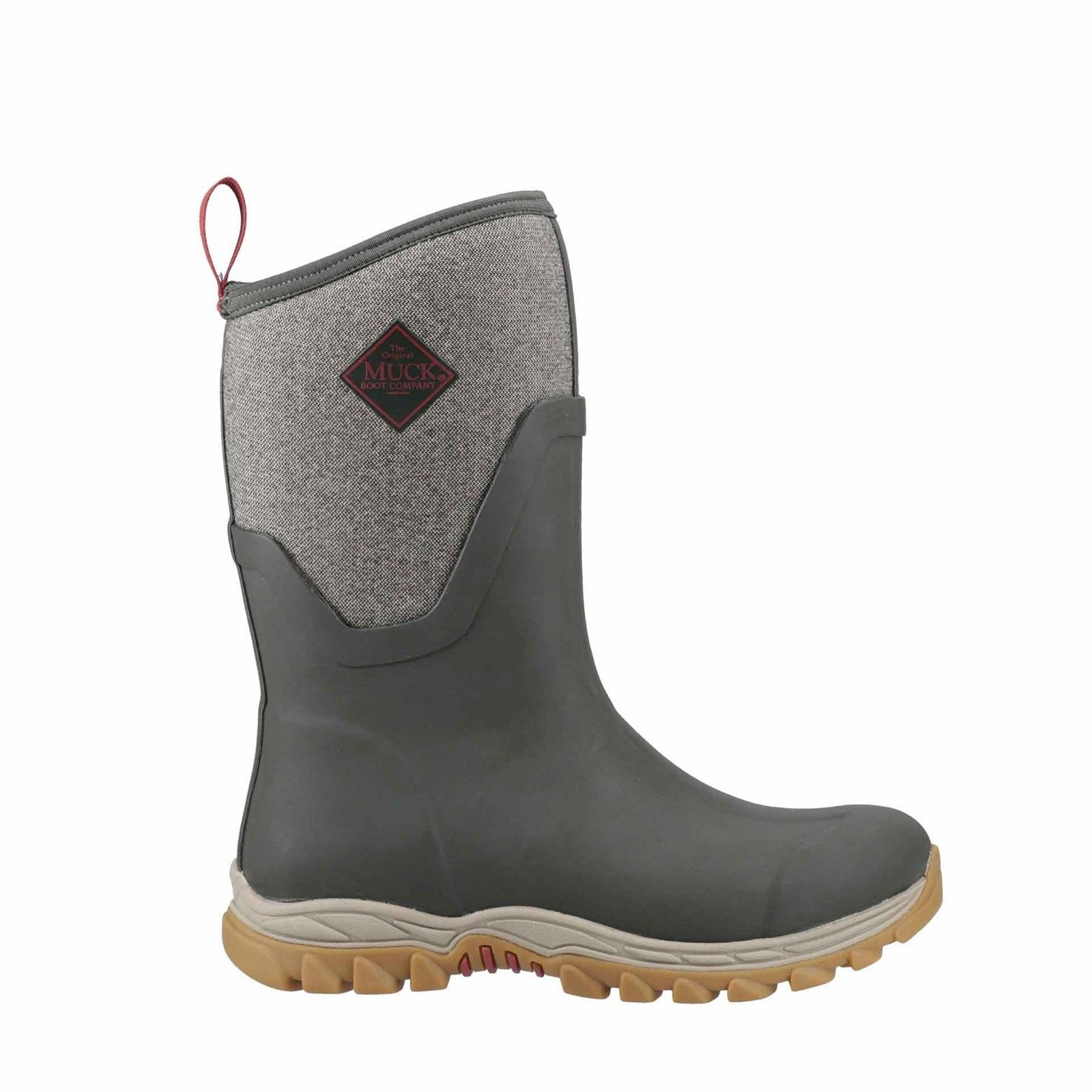 Leo Stiefel Damen Arctic Sport II Kurzstiefel | Olive/Herringbone
