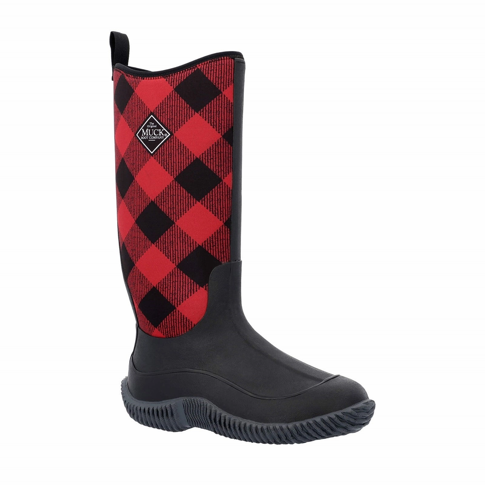 Stiefel Flache Sohle Damen Hale Stiefel | Black/Buffalo Plaid